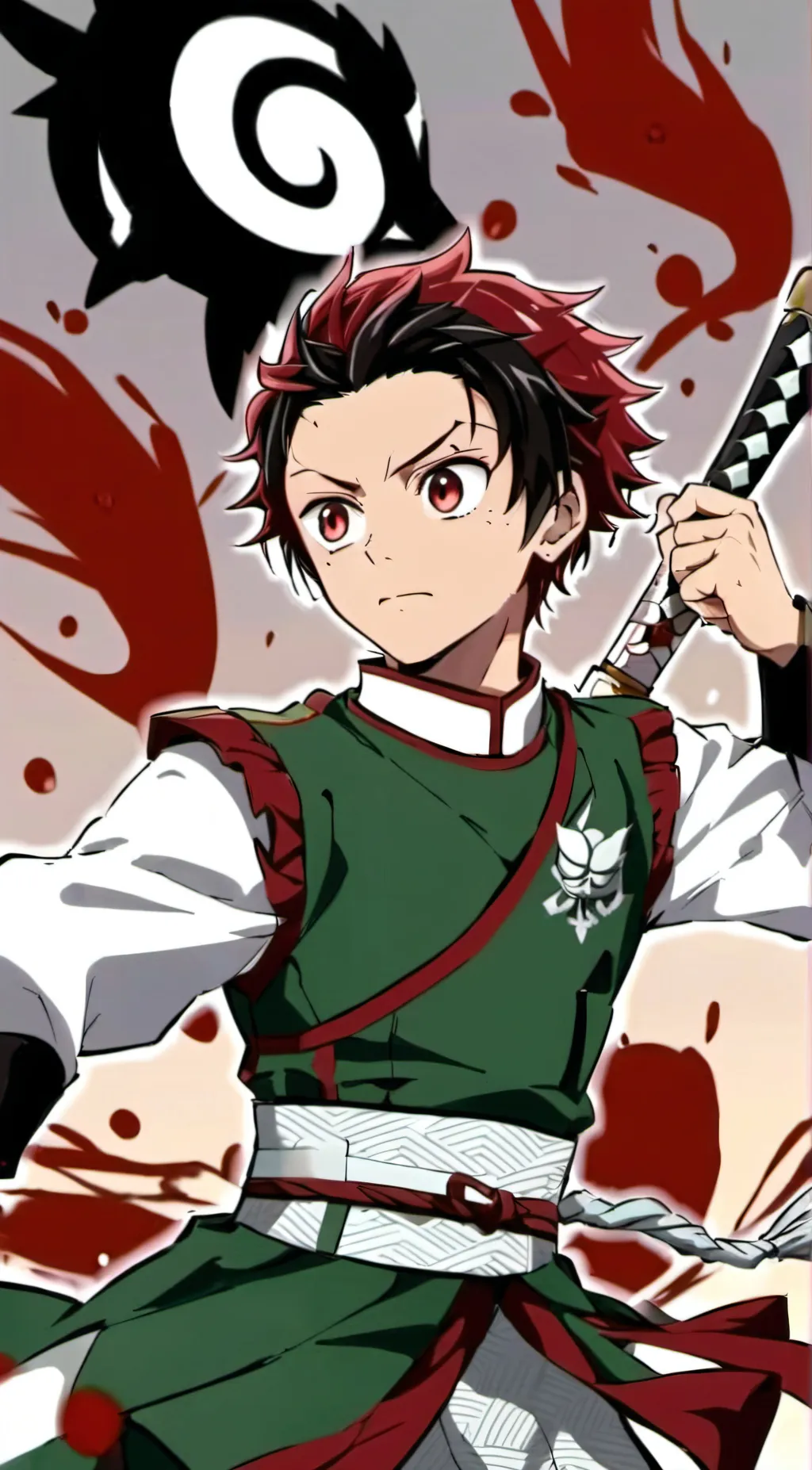 ai character: demon slayer background