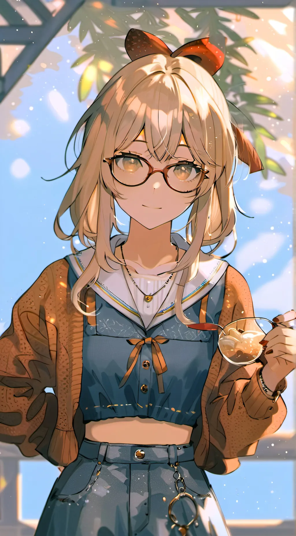 ai character: addison  background