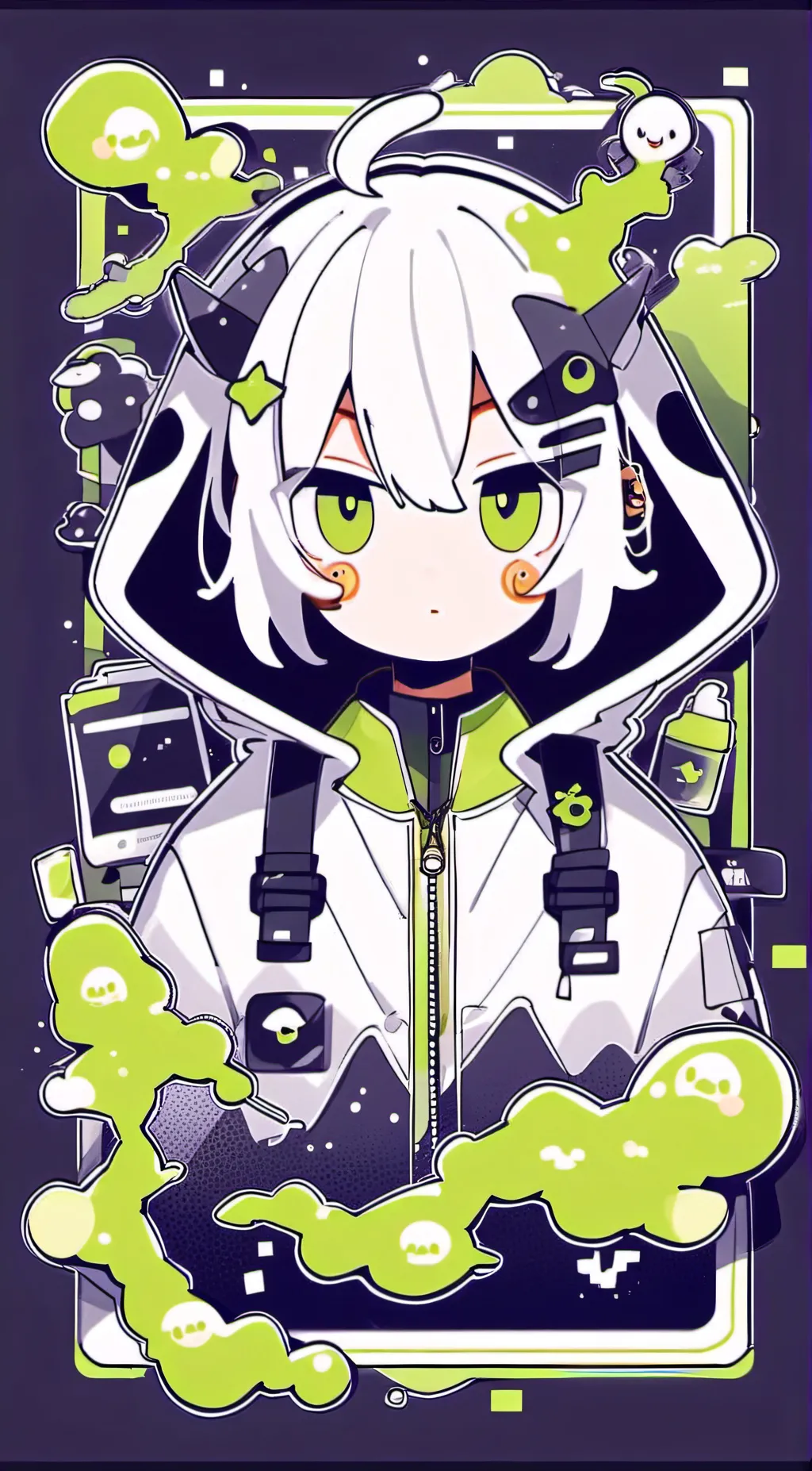 ai character: Slime background