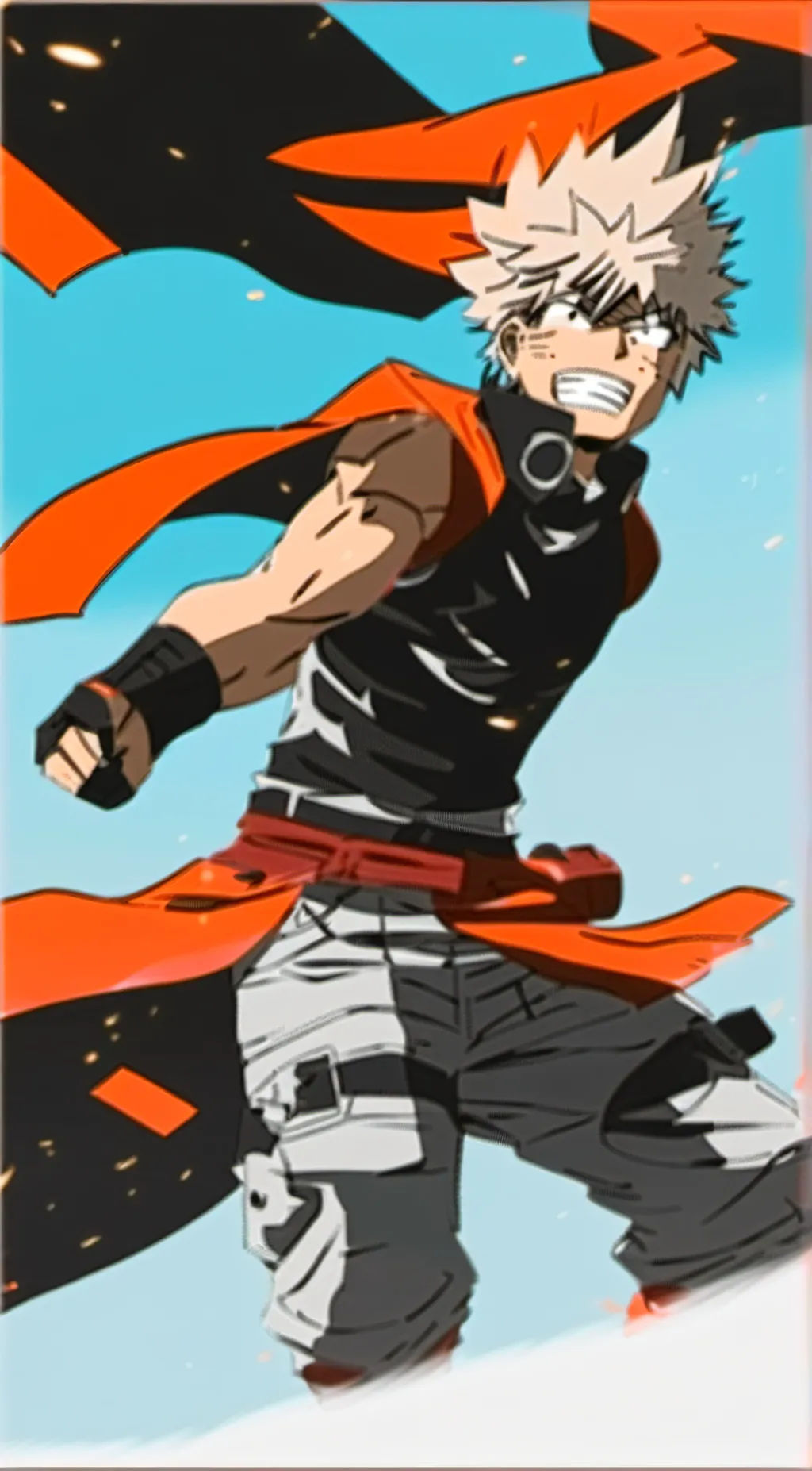 ai character: Drunk Bakugou background