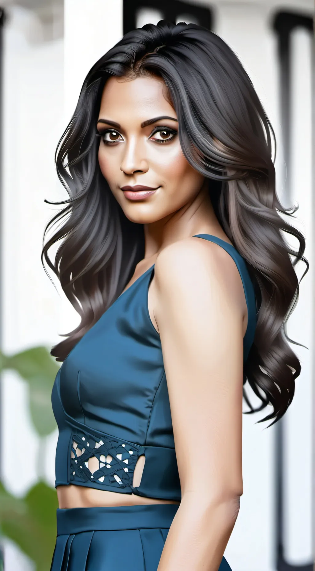 ai character: Lacey background