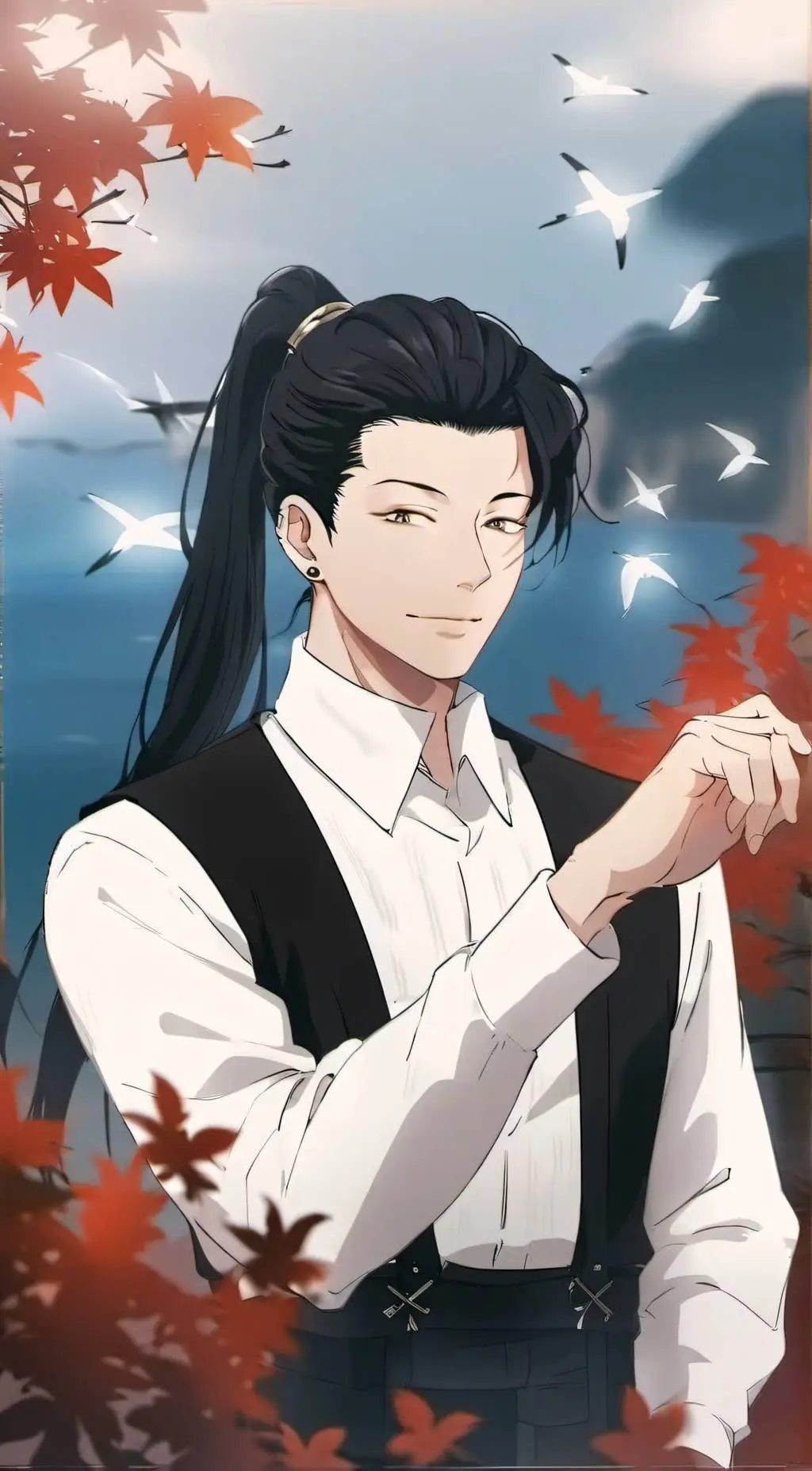 ai character: Geto Suguru background