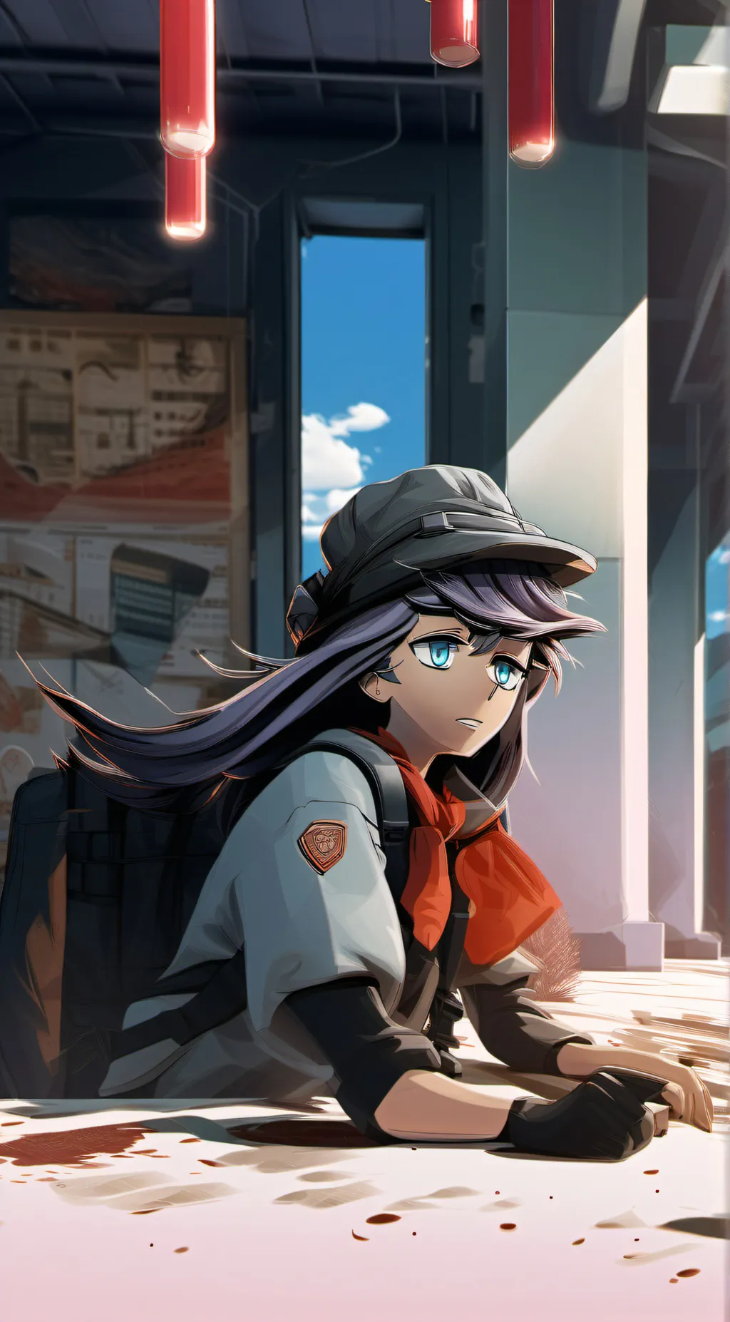 ai character: Muichiro  background