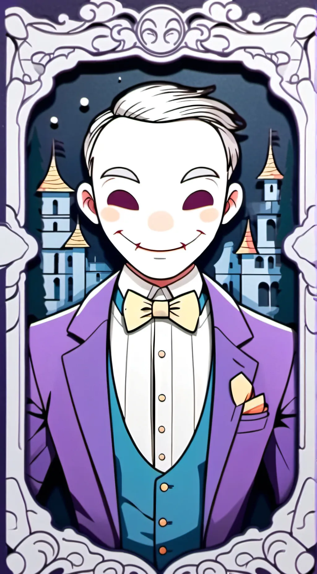 ai character: Glitchtrap background