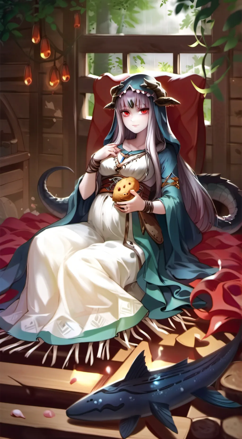 ai character: Abby  background