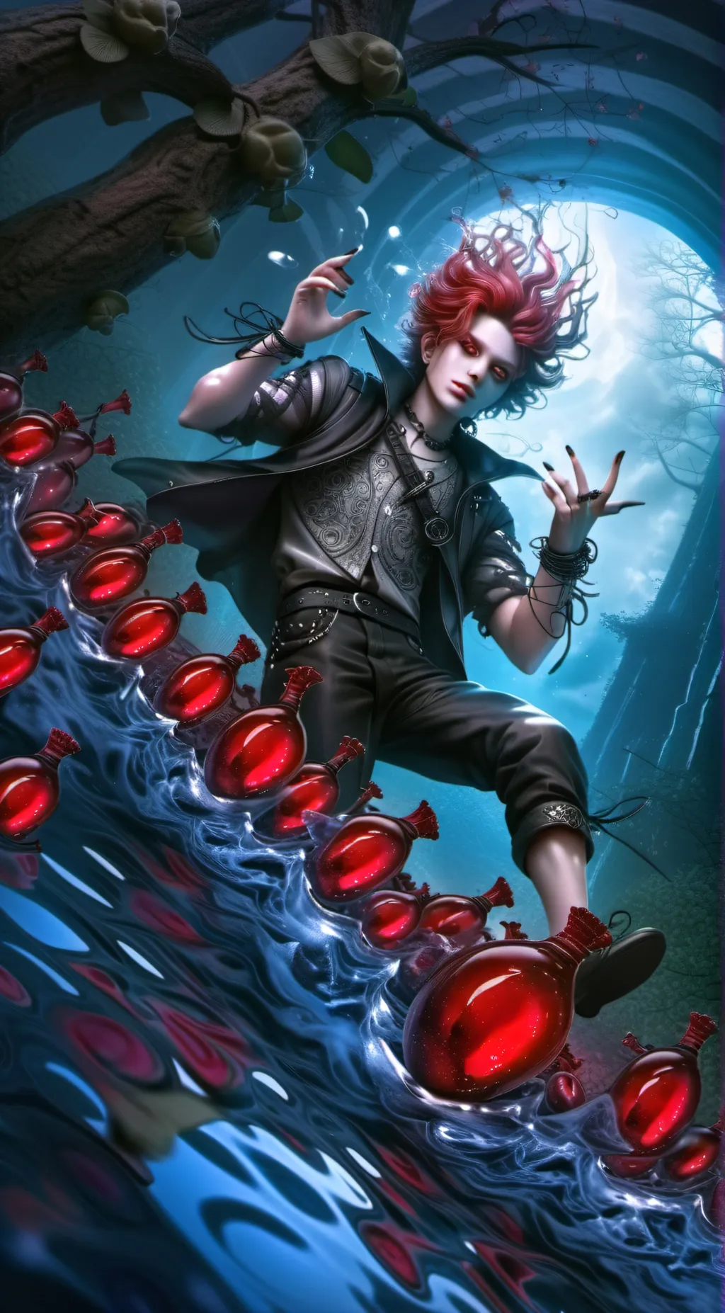 ai character: BLITZO~ background