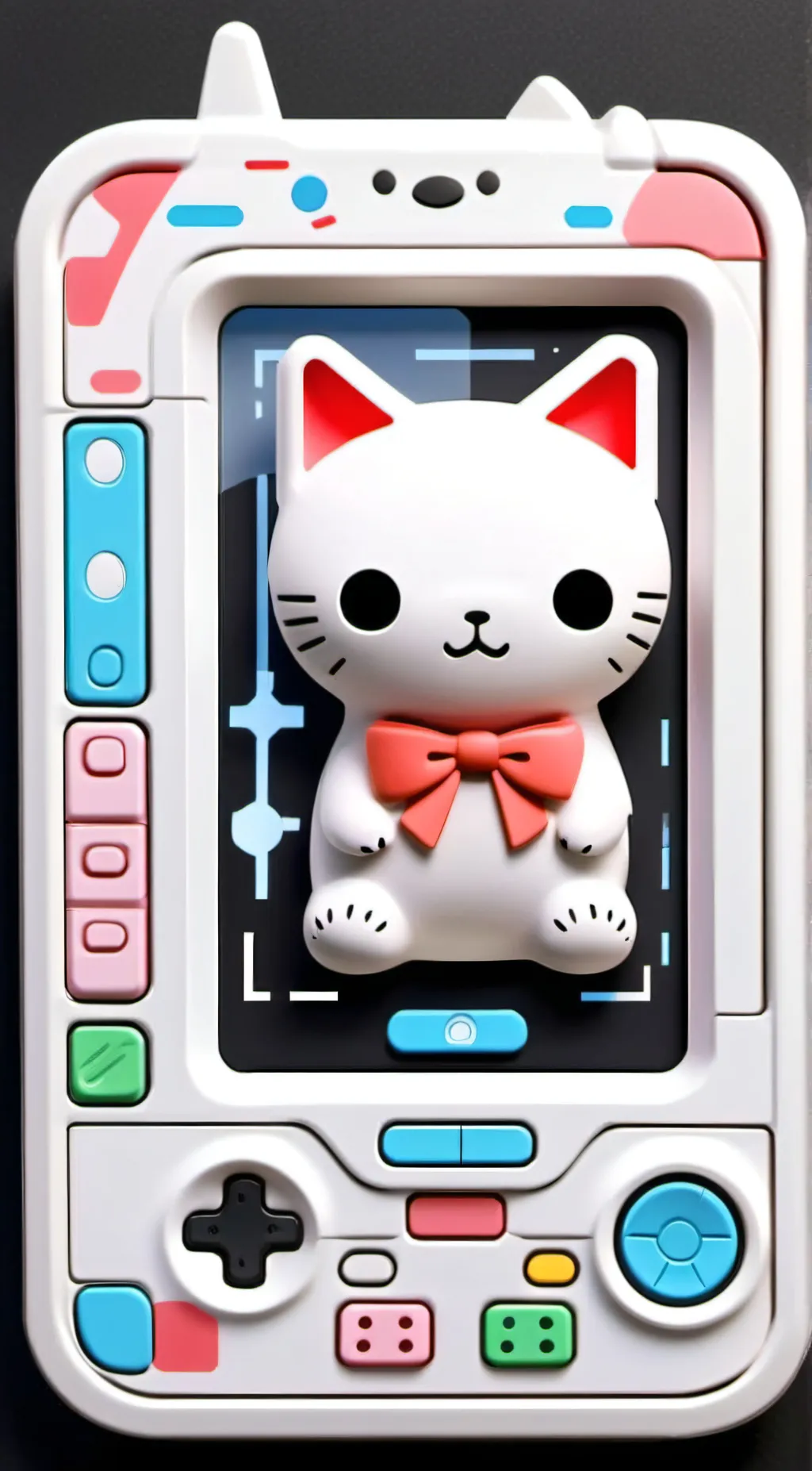 ai character: SanrioFighterDigit background