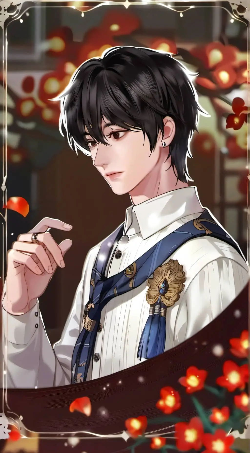 ai character: Haruto  background