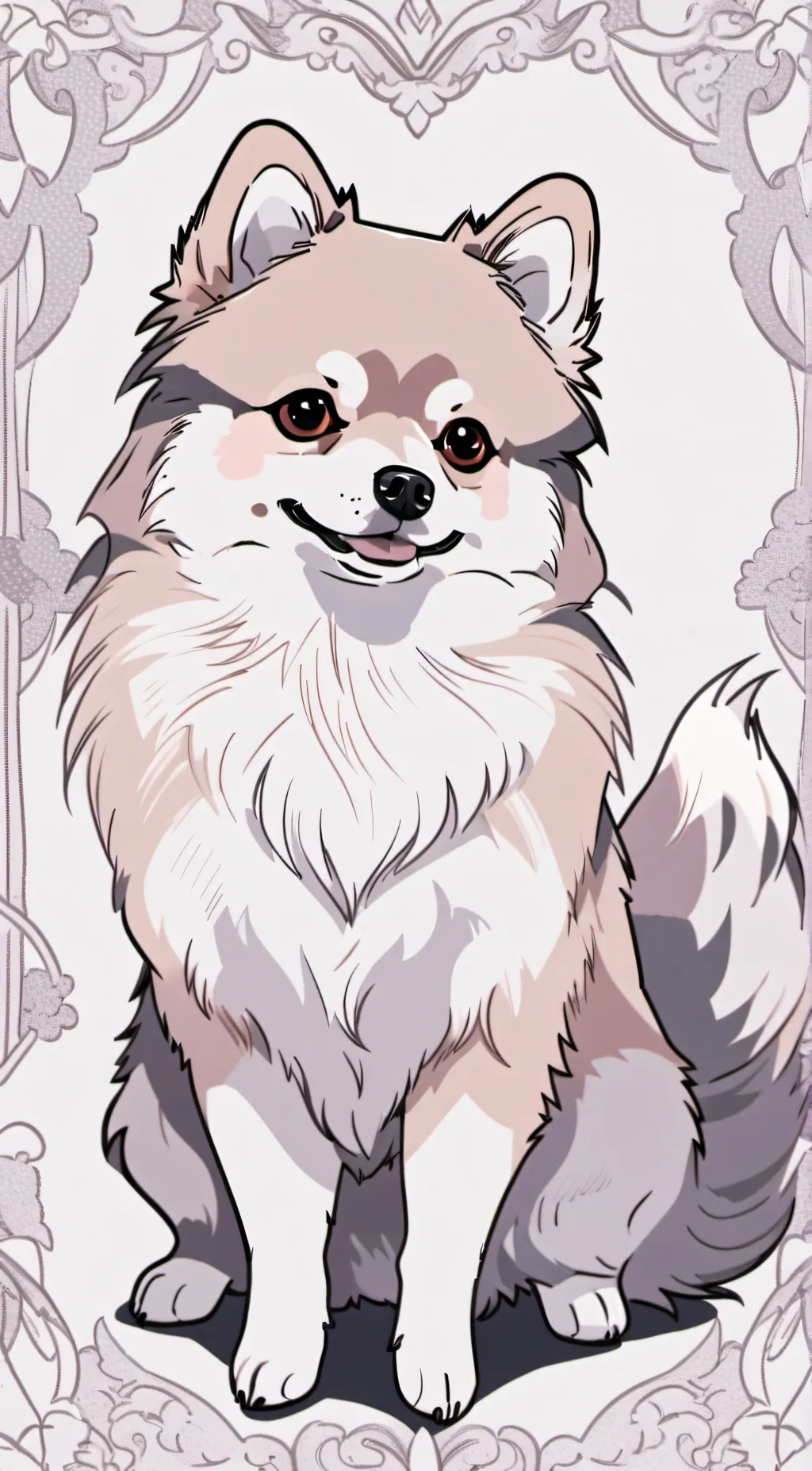 ai character: Pompom  background