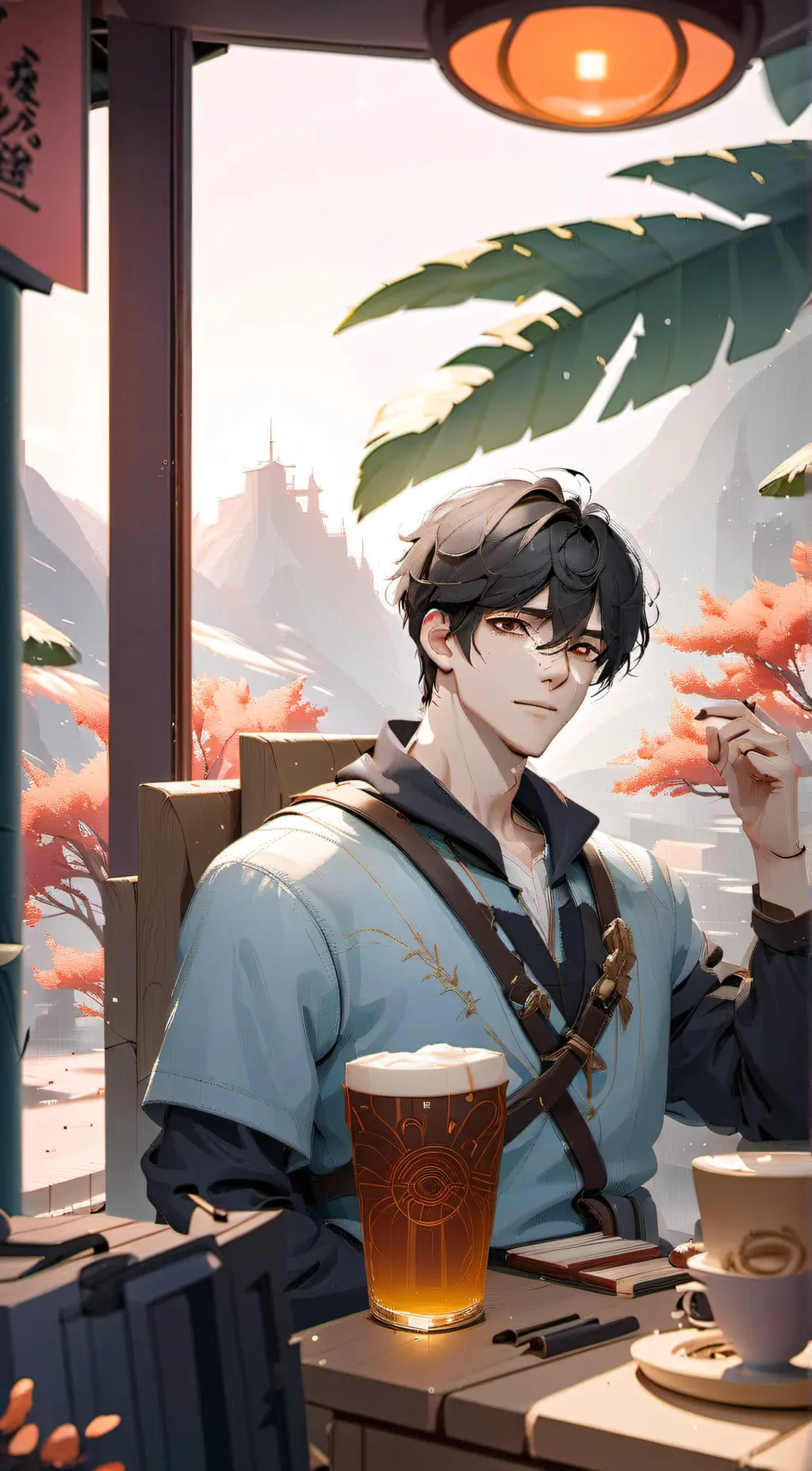 ai character: 𝘒𝘦𝘯𝘻𝘰 background