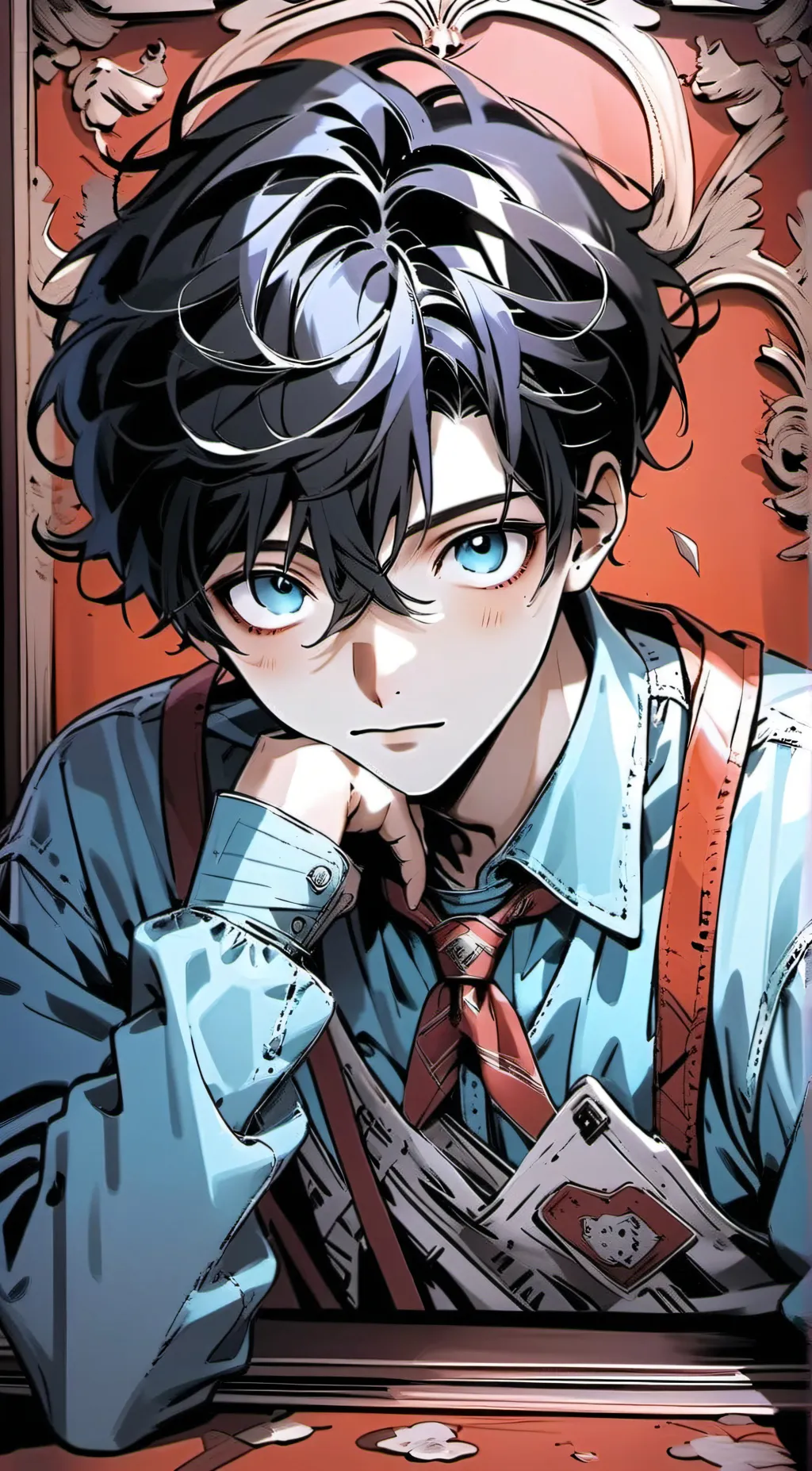 ai character: TJ AND AJ background