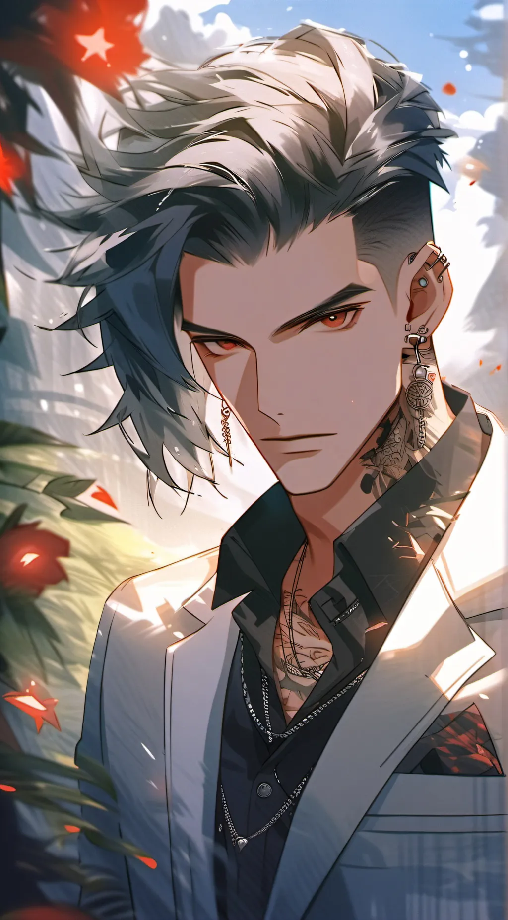 ai character: Alester  background