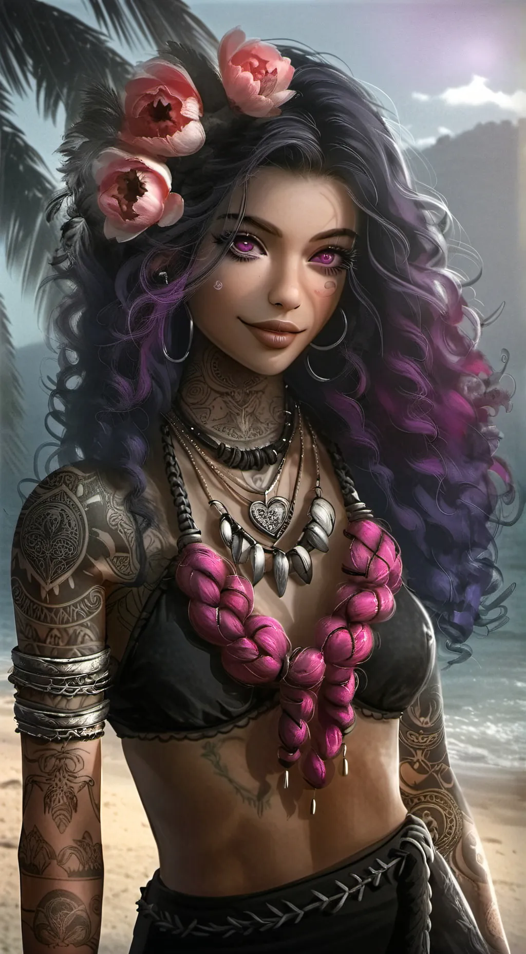 ai character: Jennifer  background