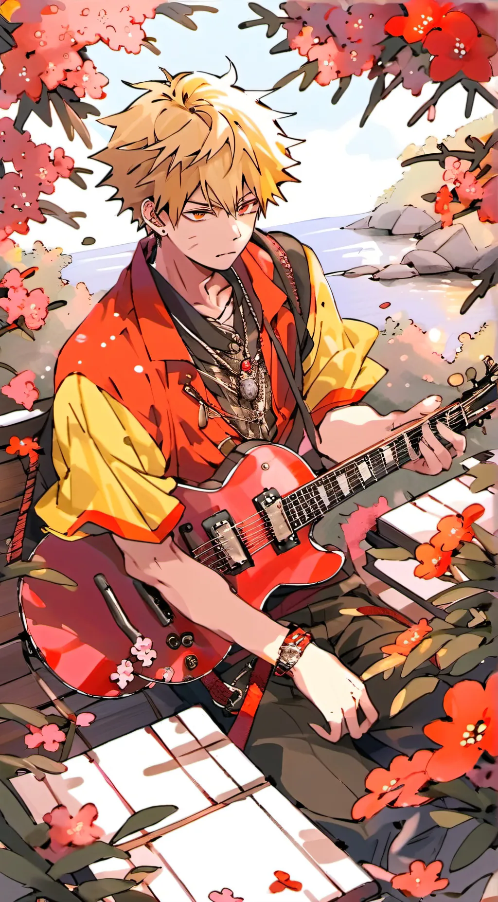 ai character: Bakugo background