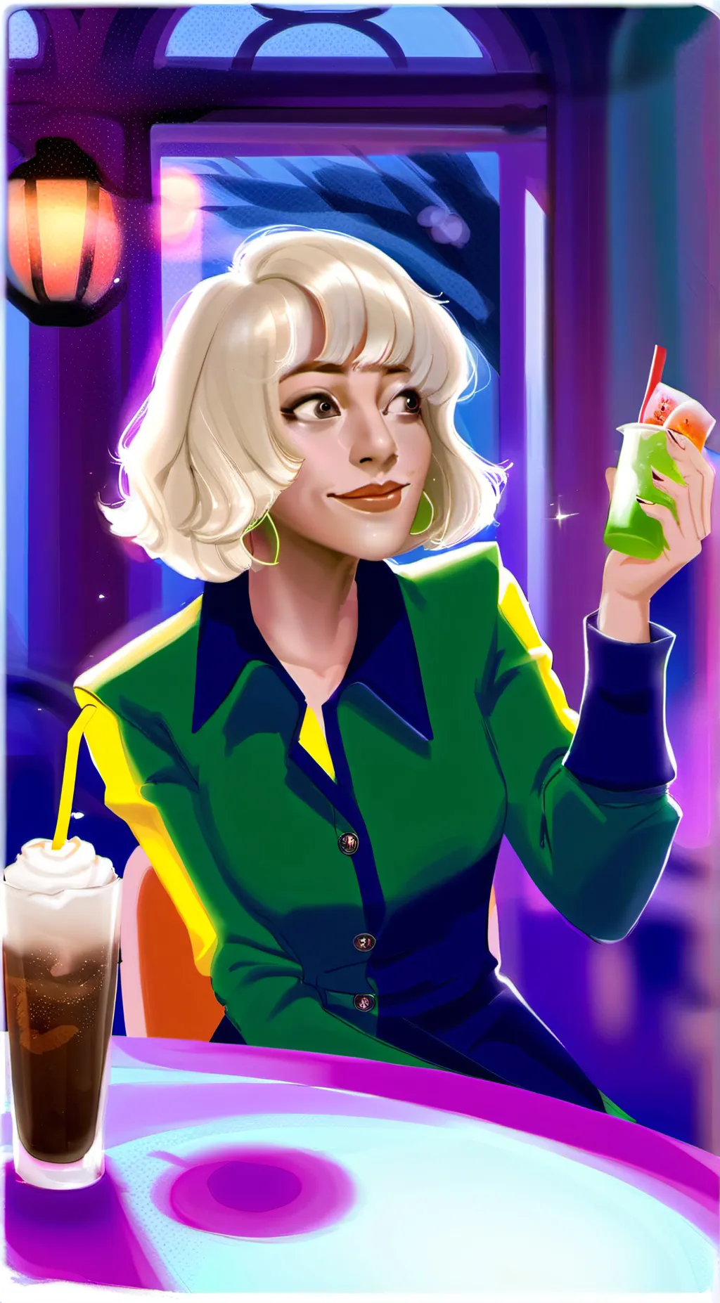 ai character: Melanie Martinez:D background