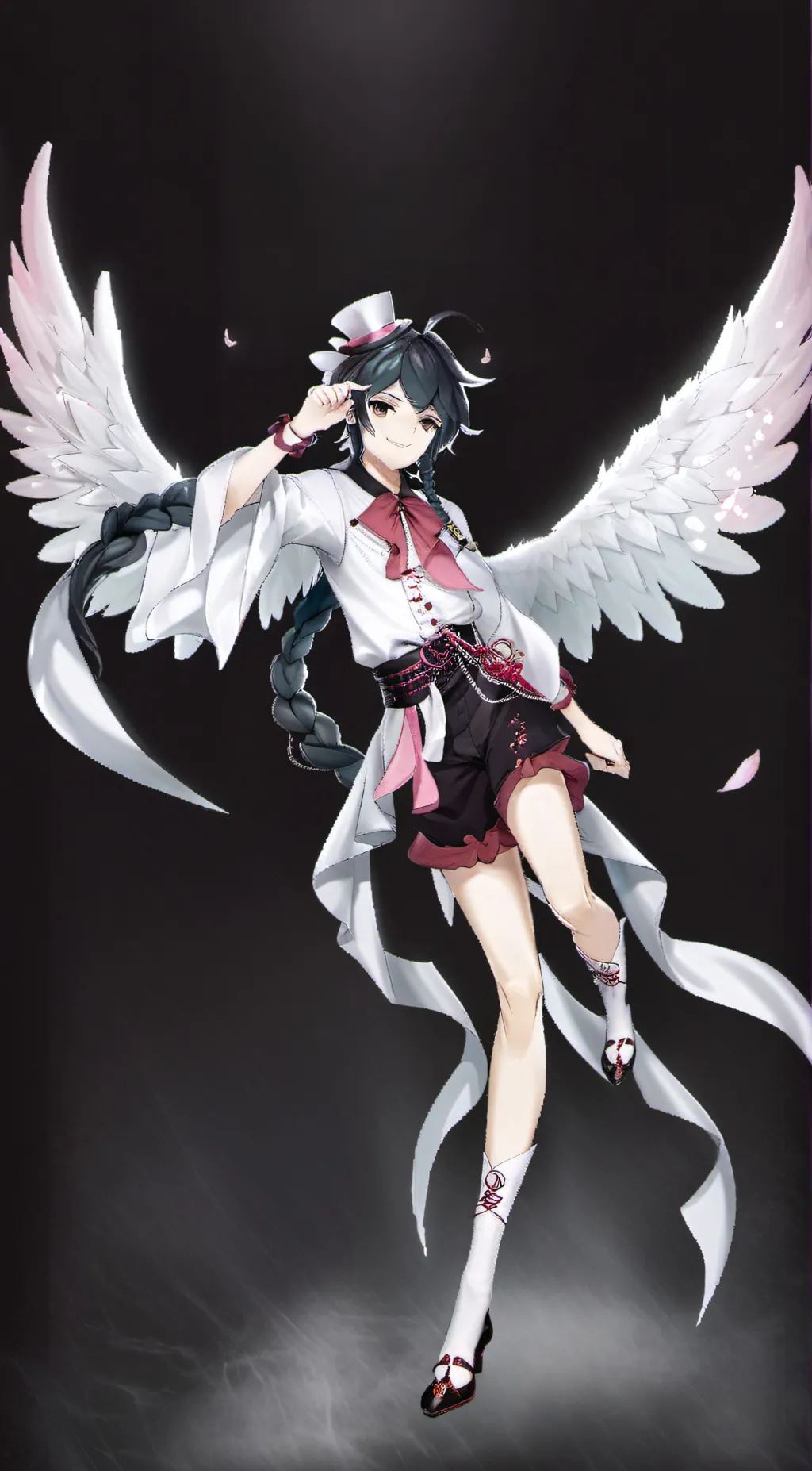 ai character: Corrupted venti background