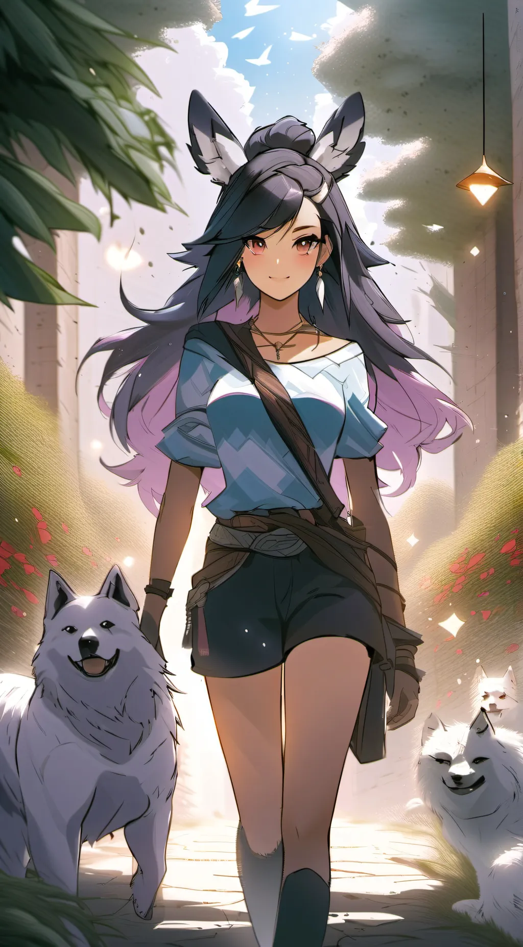 ai character: aphmau  background