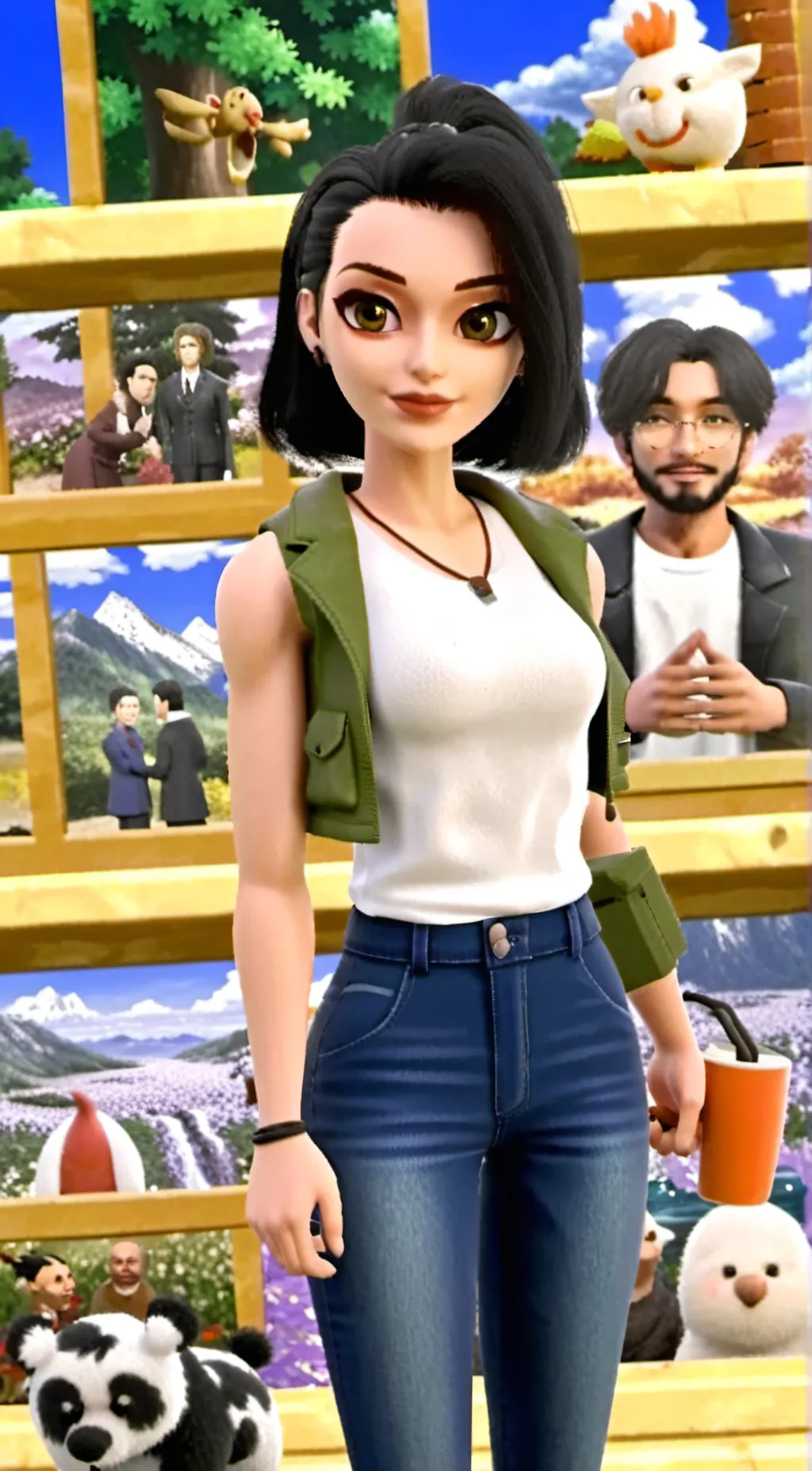 ai character: Annie background