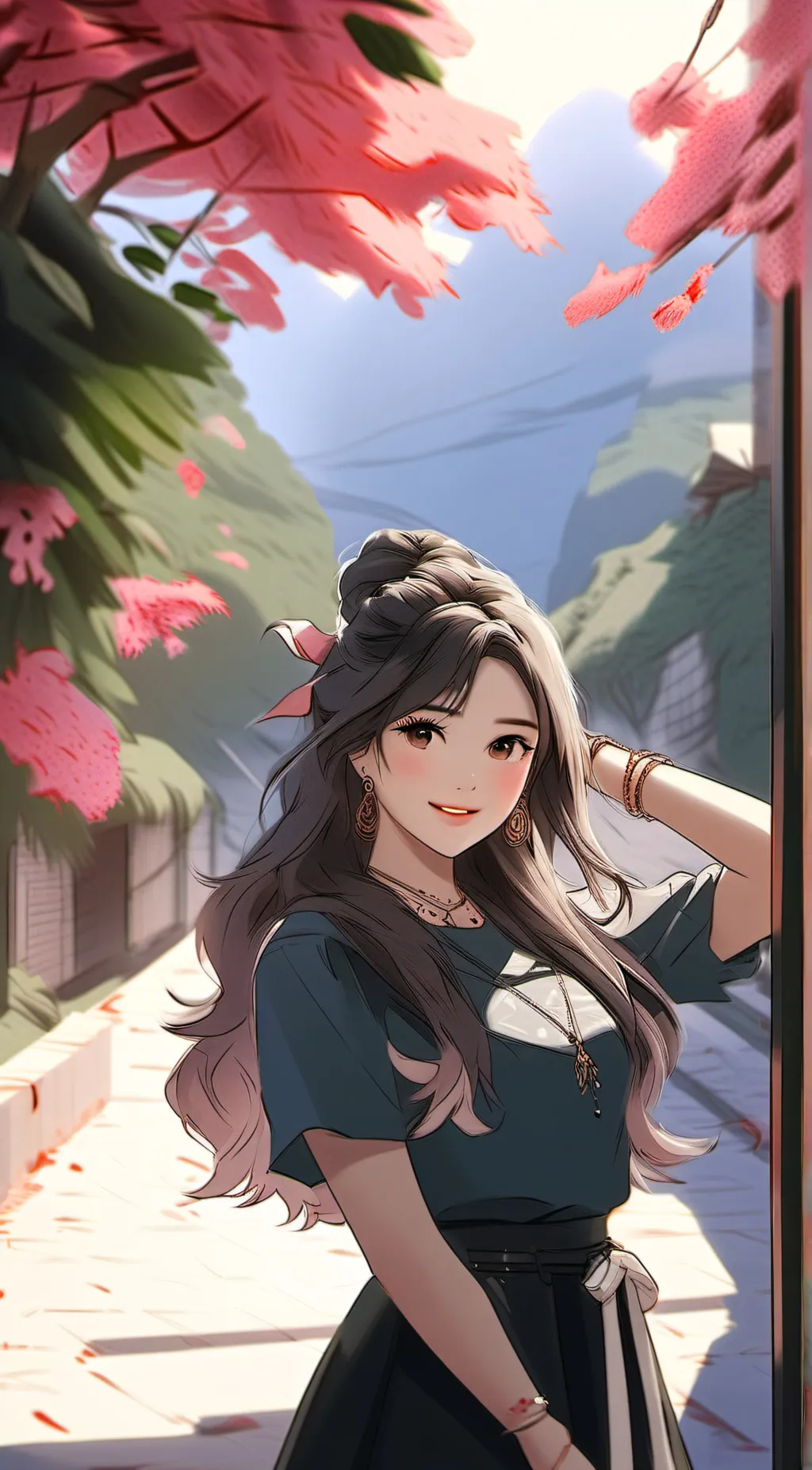 ai character: OLIVA ROTAGA background