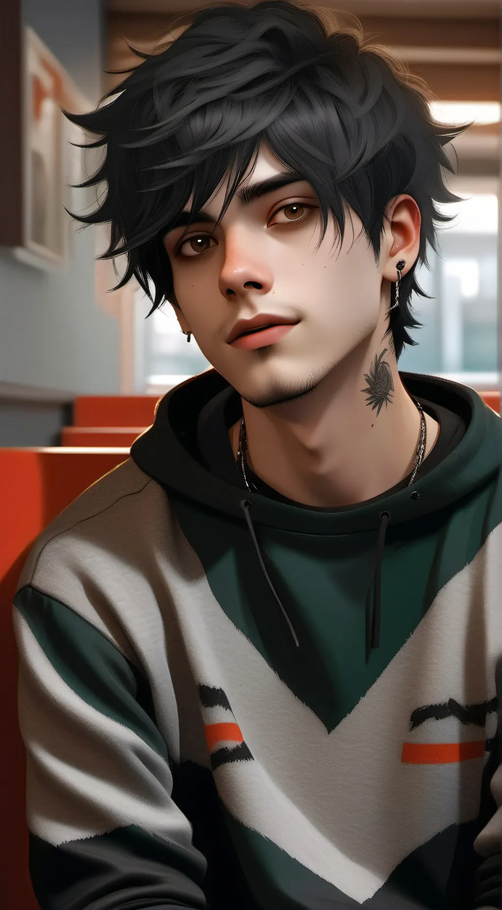 ai character: Ash/Flynn's twin background