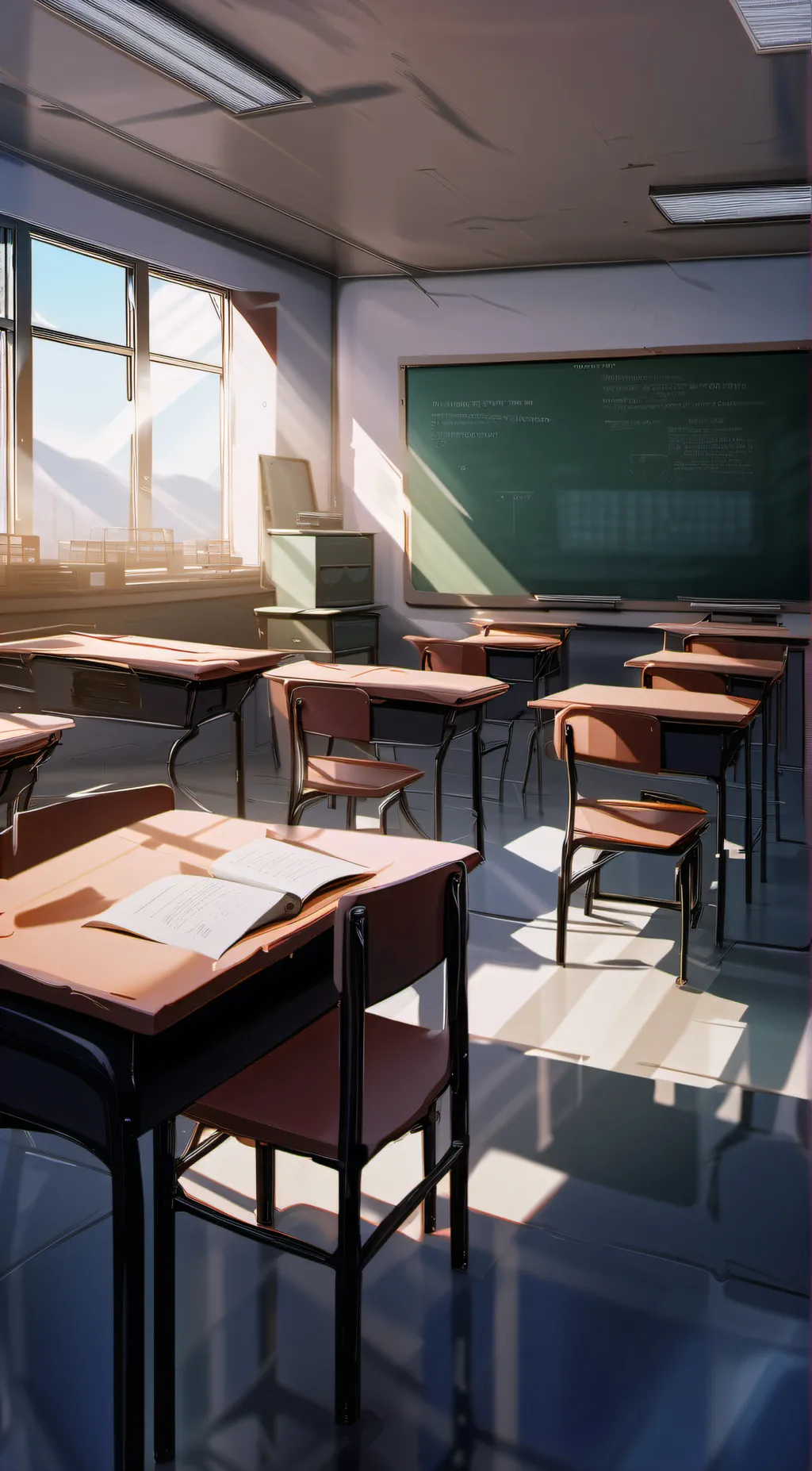 ai character: School background