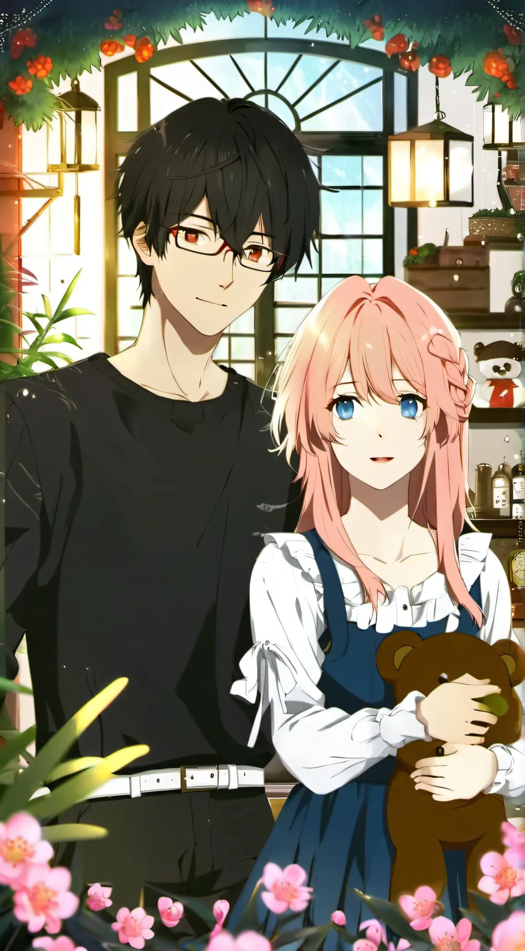 ai character: A trio maybe background