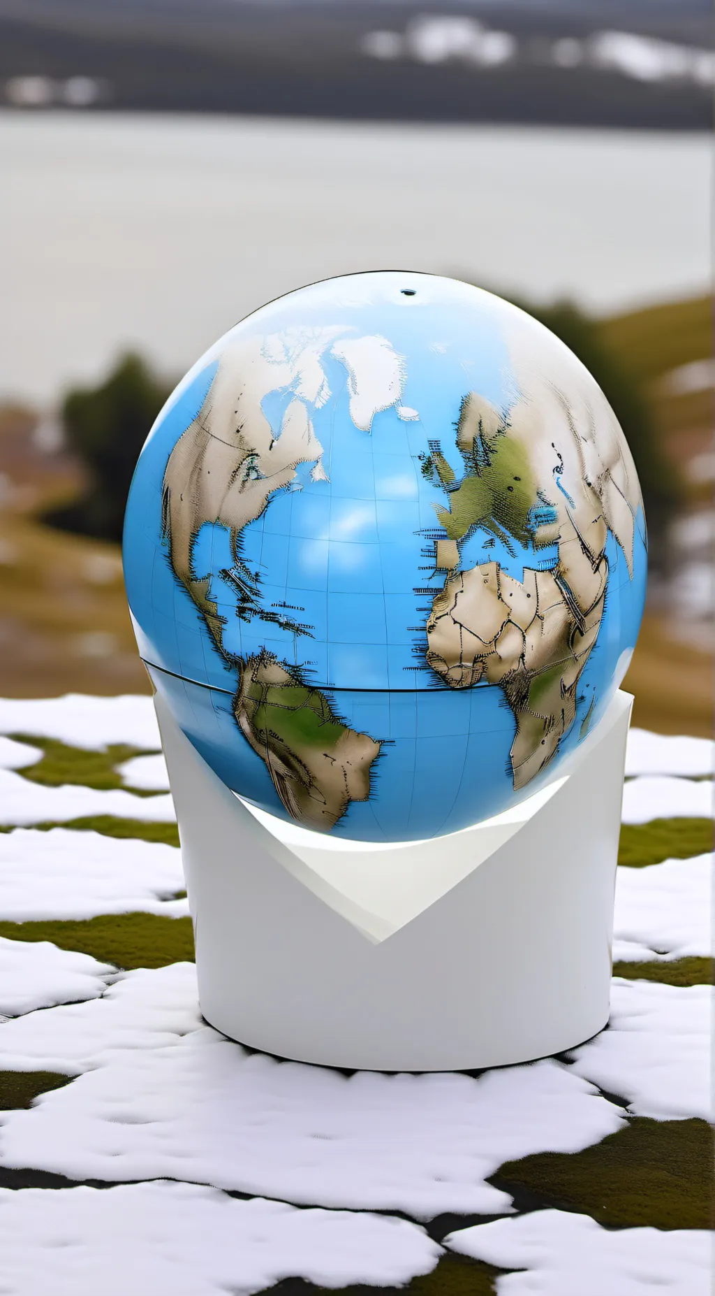 ai character: make a earth background