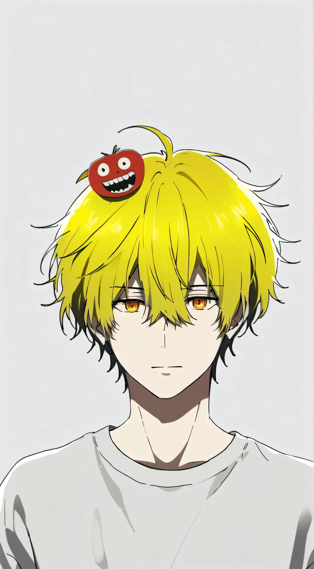 ai character: golden  background