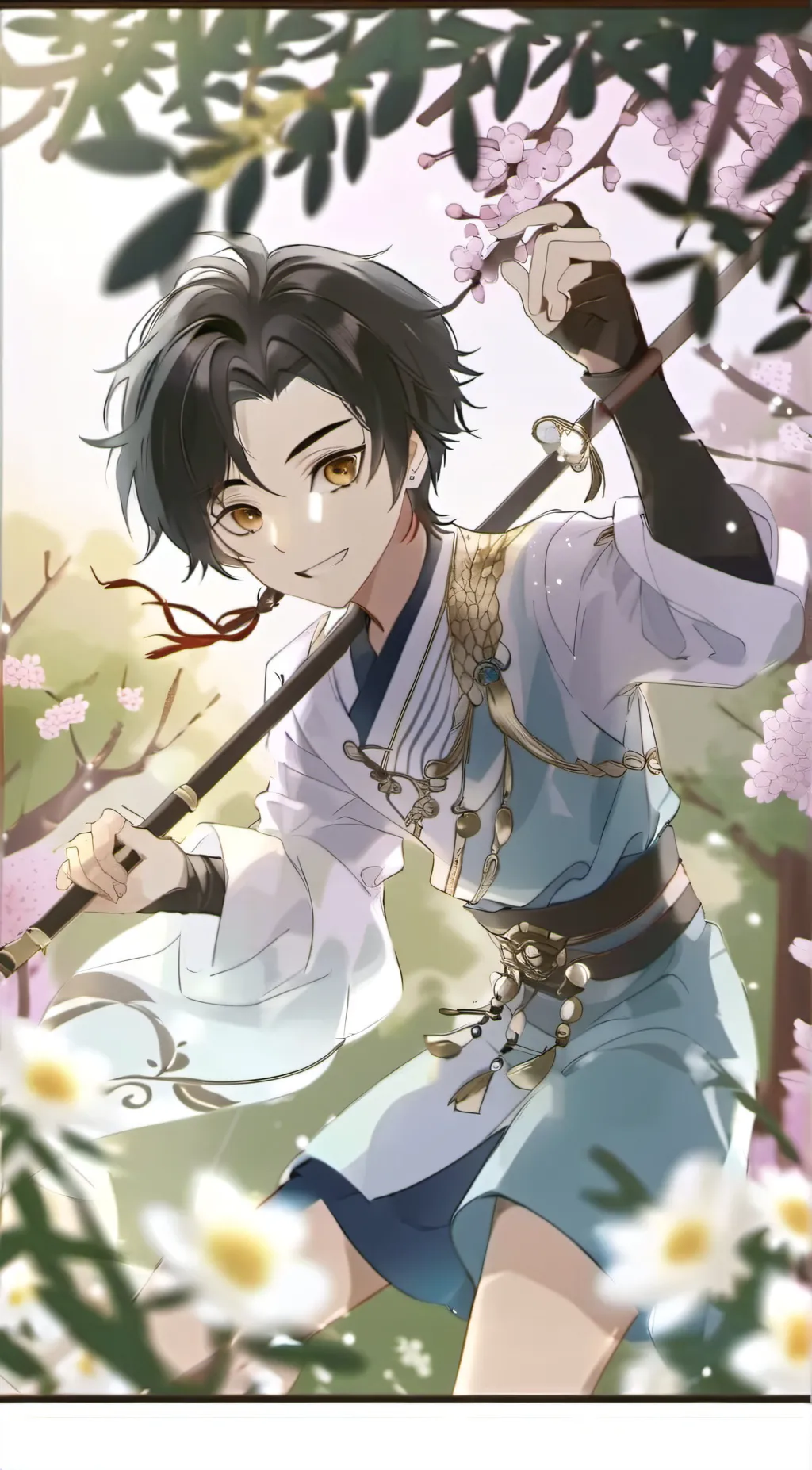 ai character: ⚡ Thunder ⚡ background