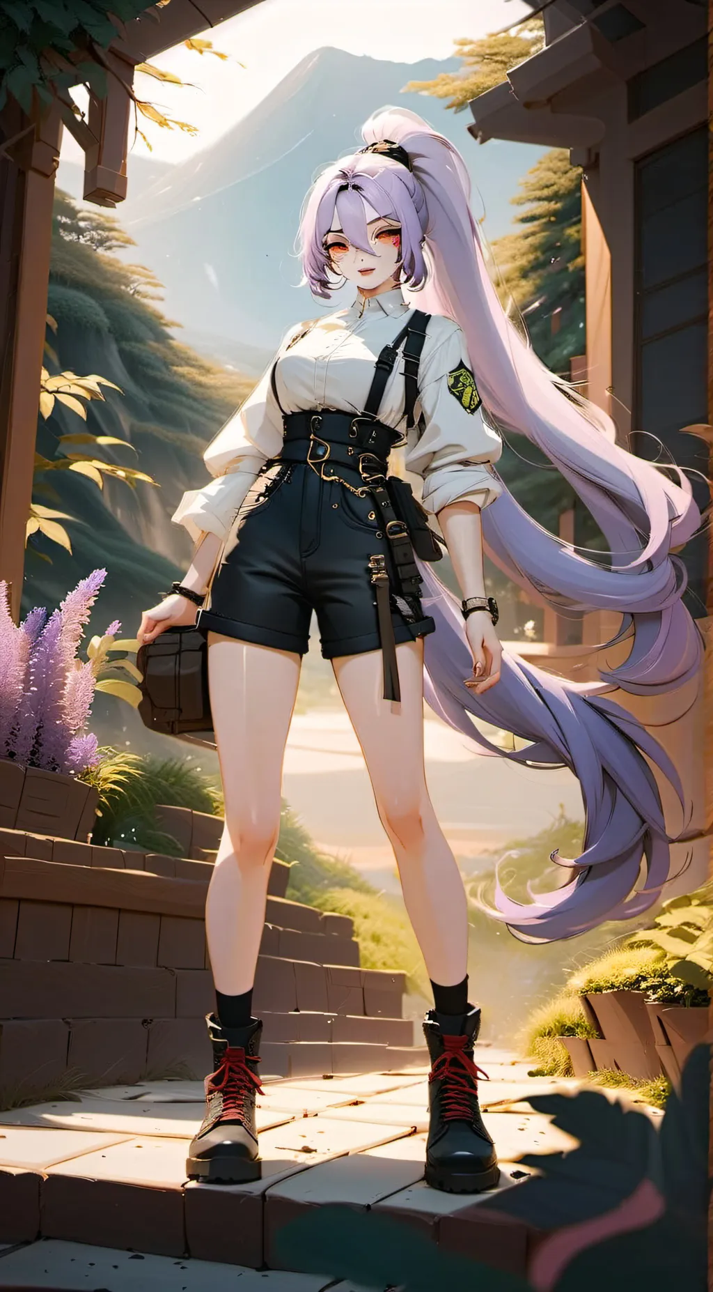 ai character: Miss huroko background