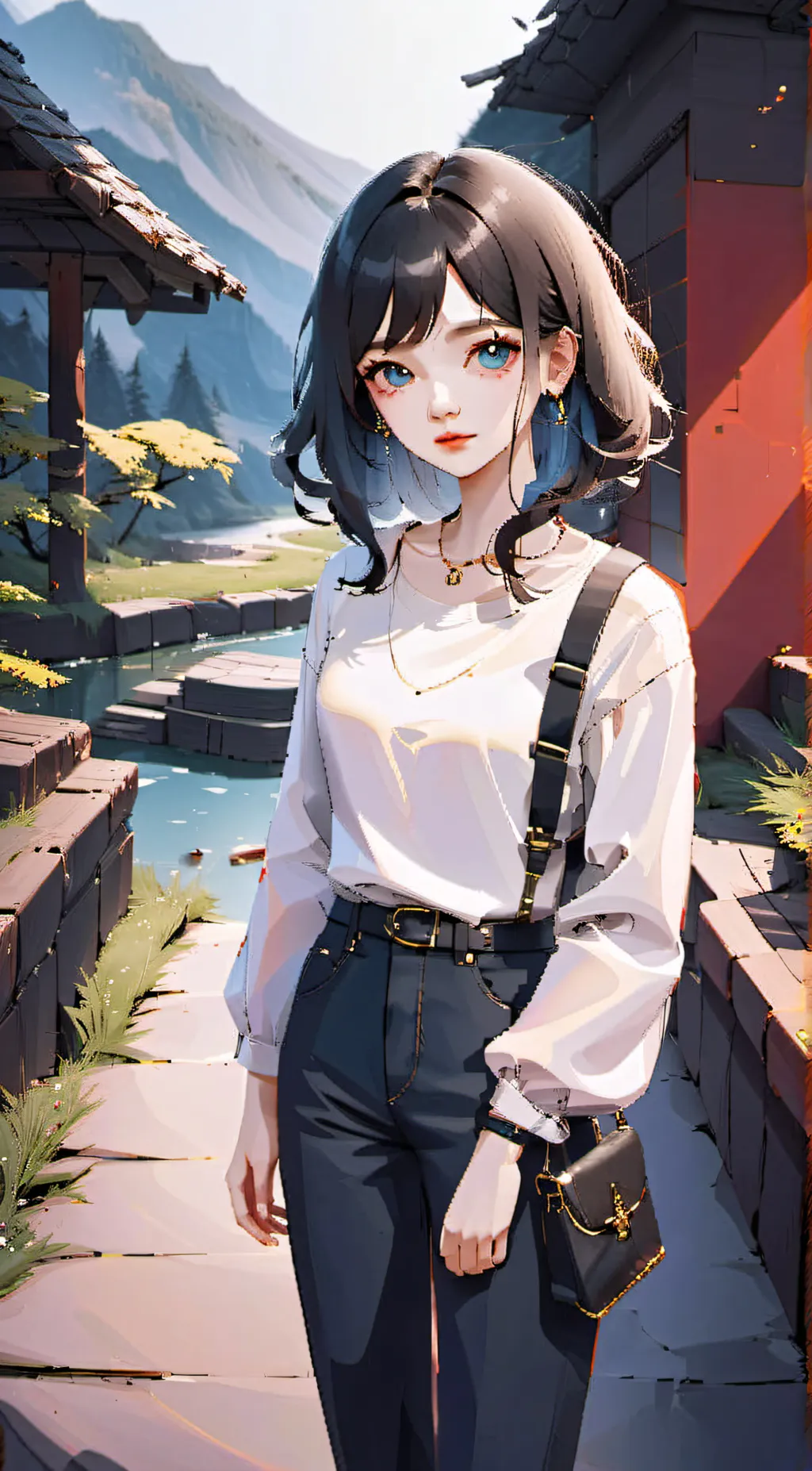 ai character: AFO daughter!!!!!! background