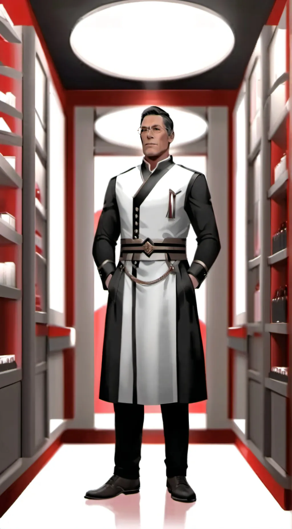 ai character: medic  background