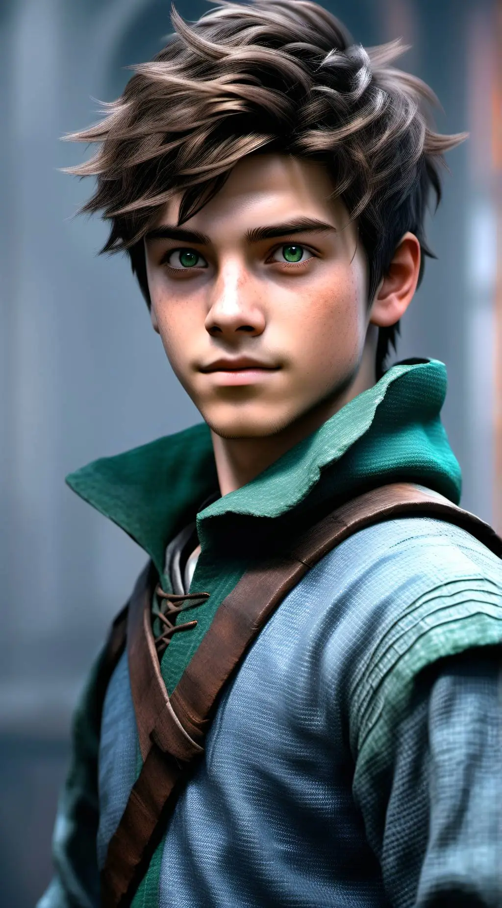 ai character: elements school  background