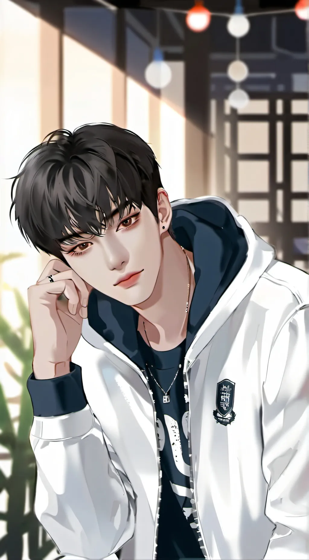 ai character: Onwoo  background