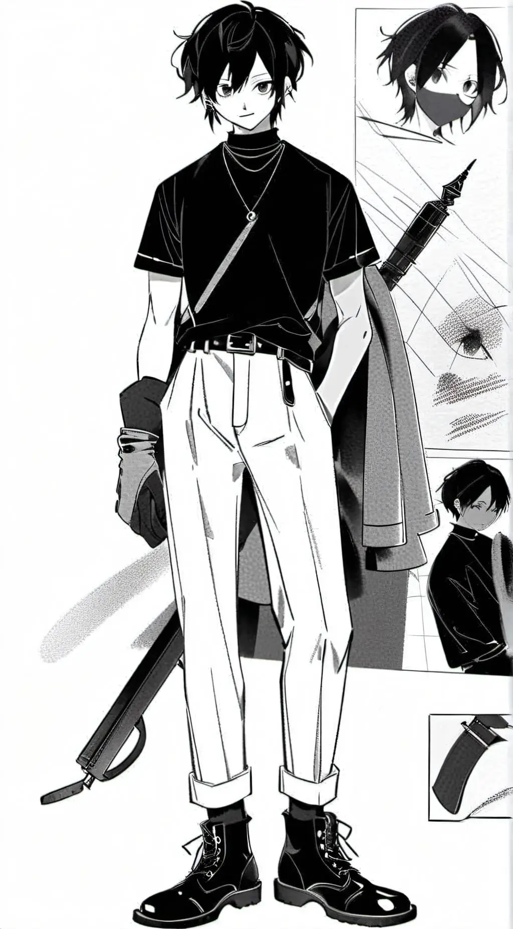 ai character: Mr circle  background