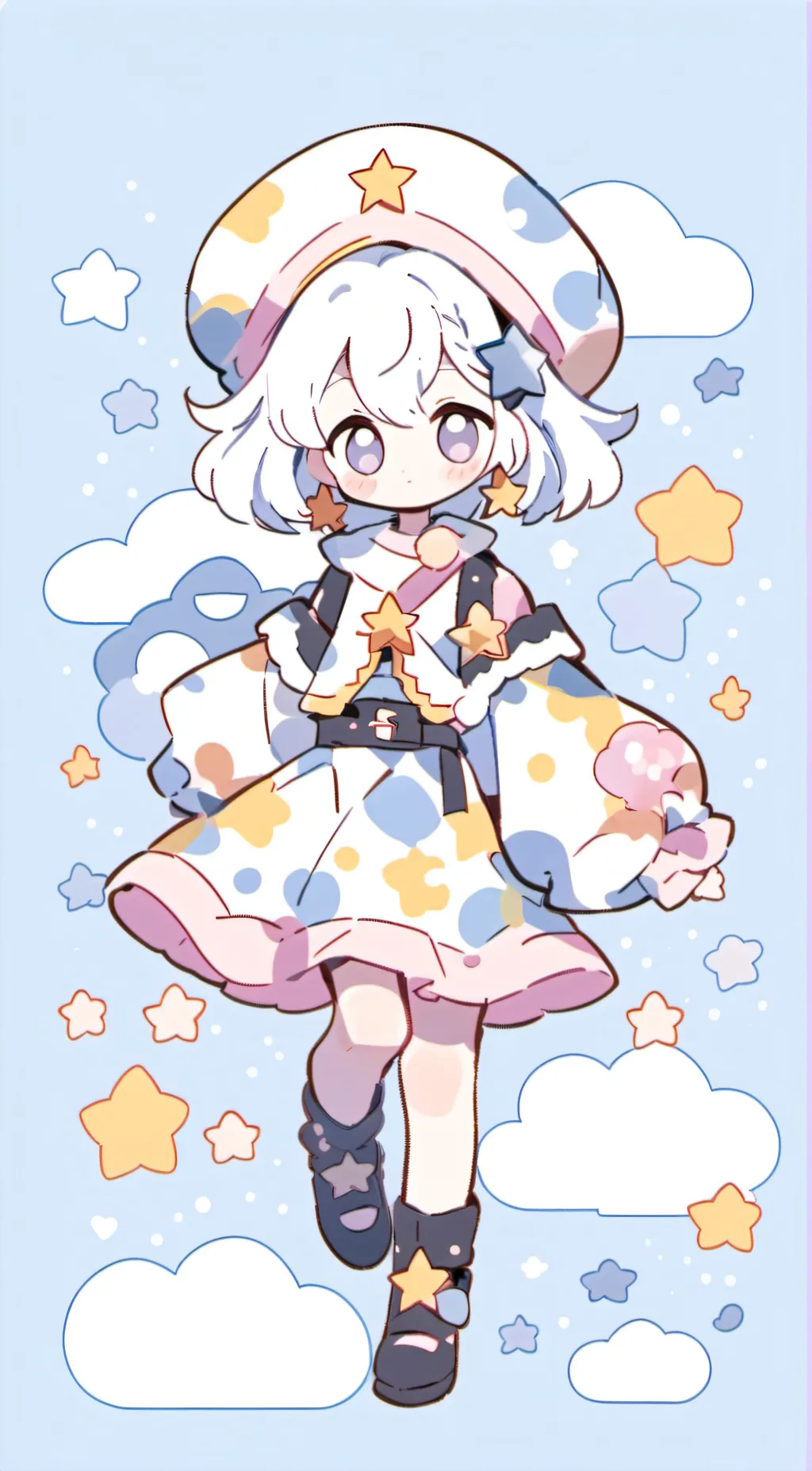 ai character: omg guys im backkk background