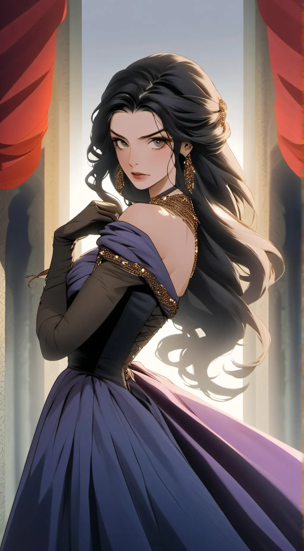 ai character: Queen Andrea background