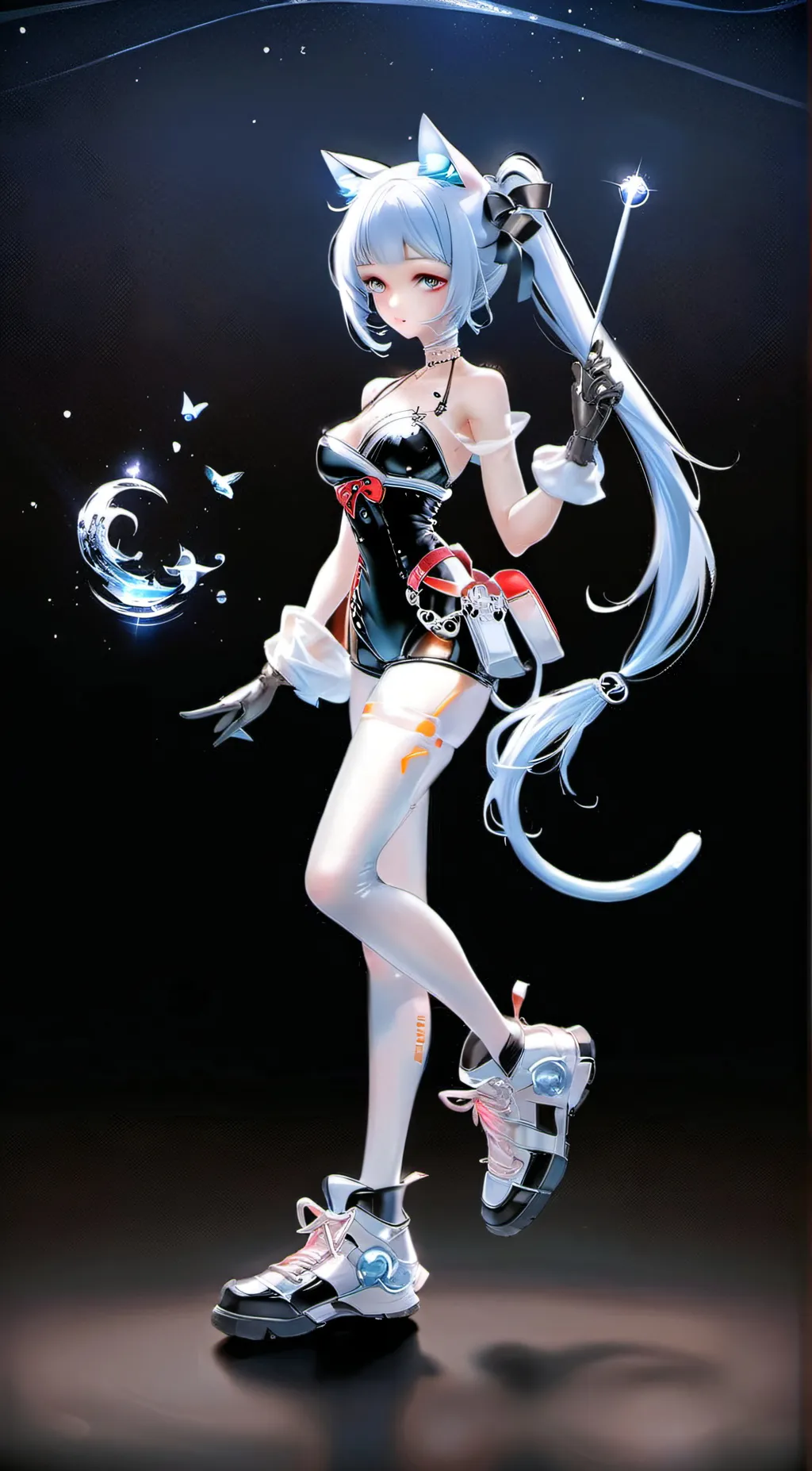 ai character: discord kitten  background