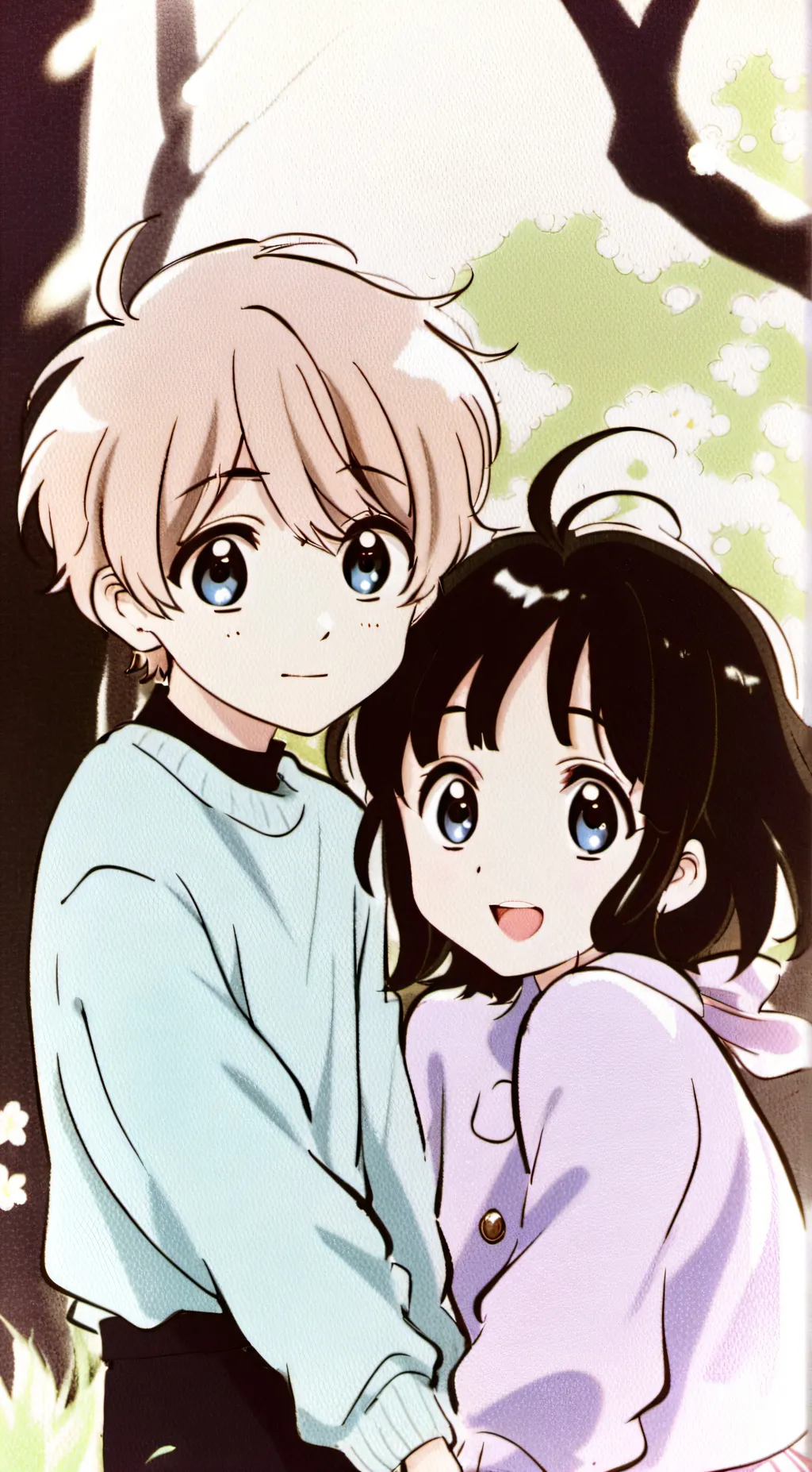 ai character: children  background