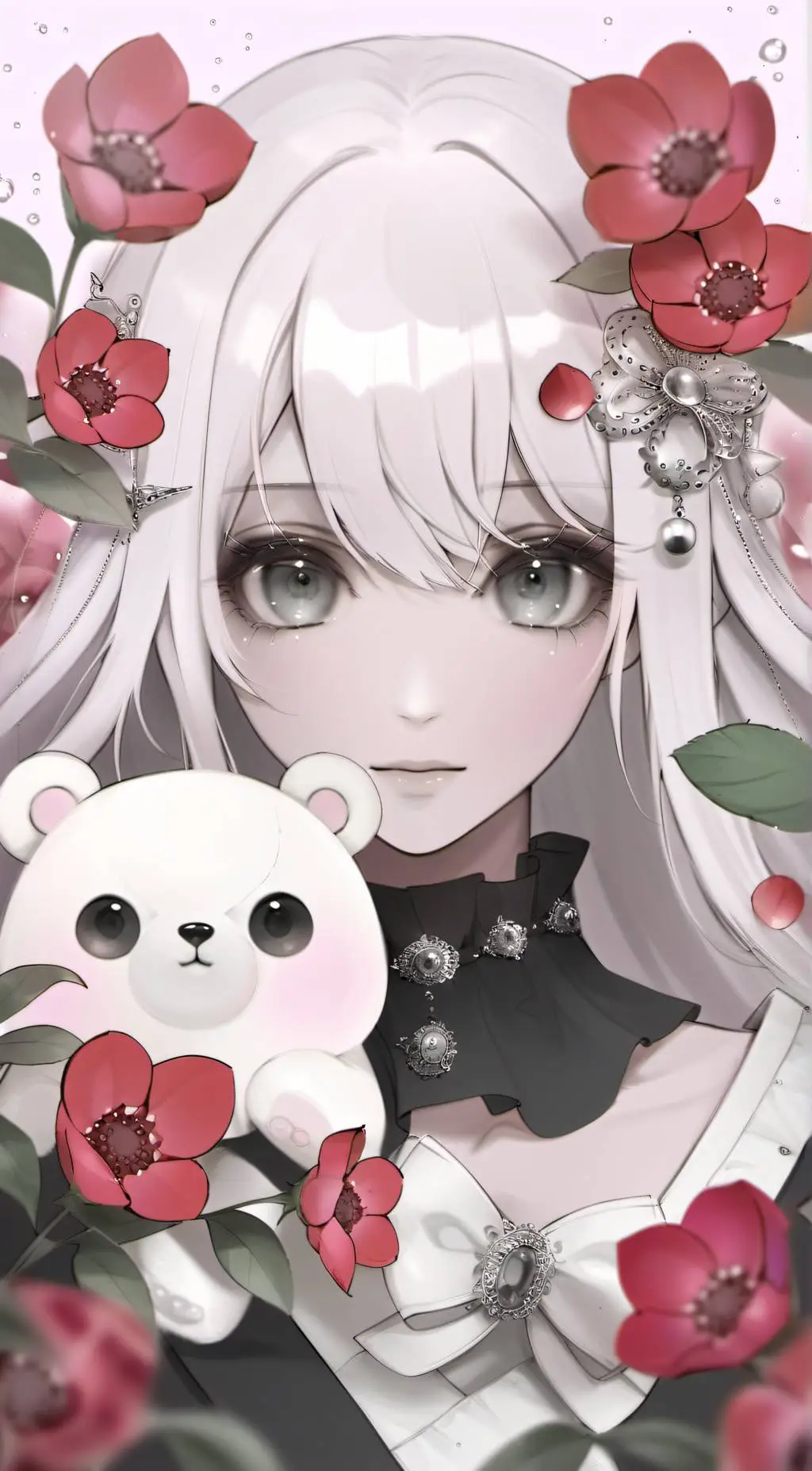 ai character: Pixel RNG background