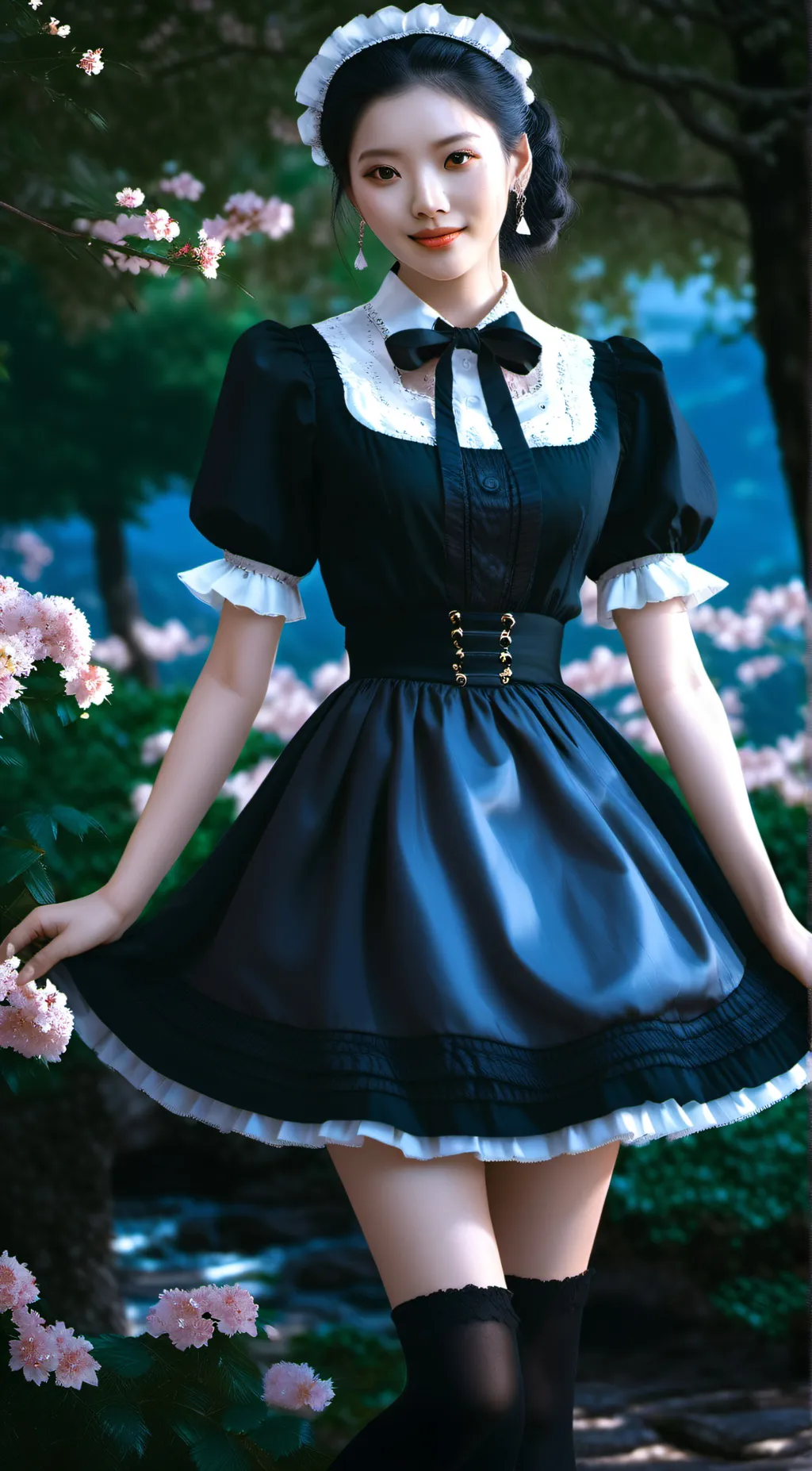 ai character: maid background