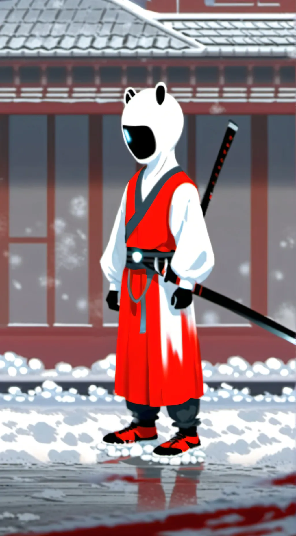 ai character: KJ  background