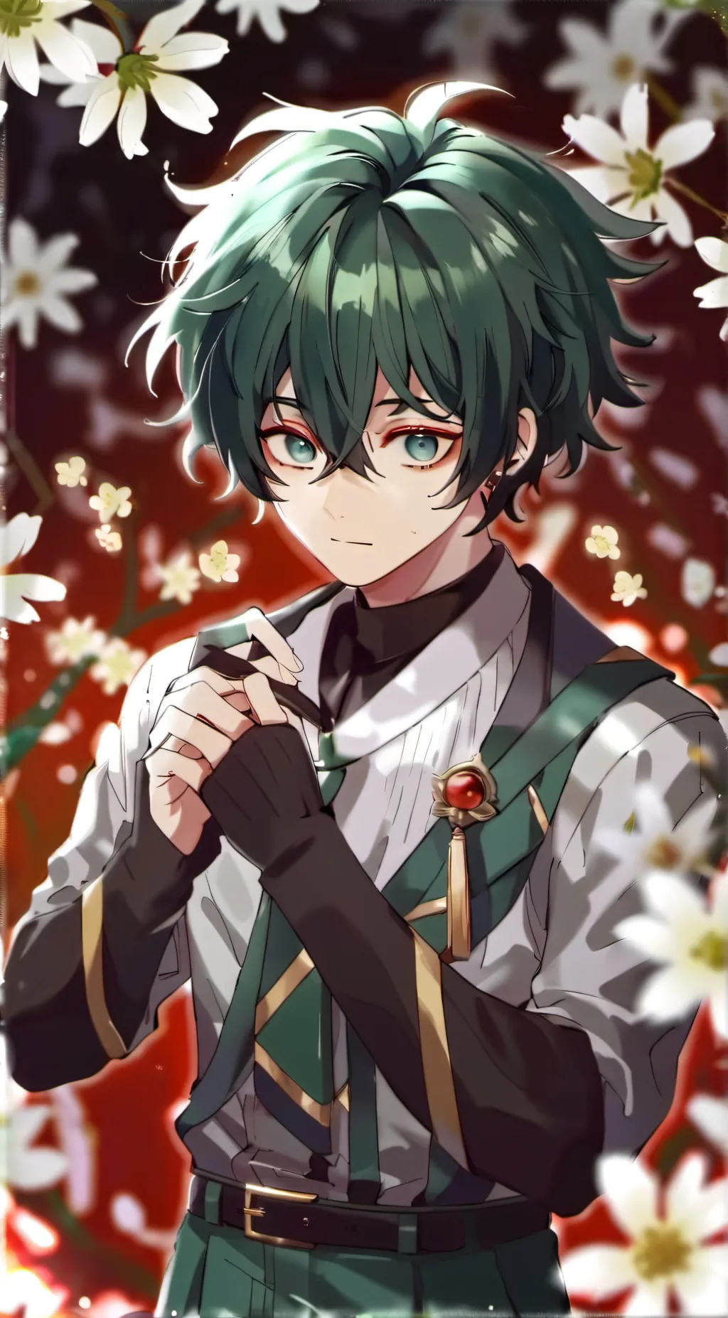 ai character: deku background