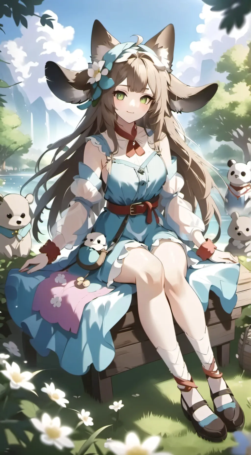 ai character: Lizzie background