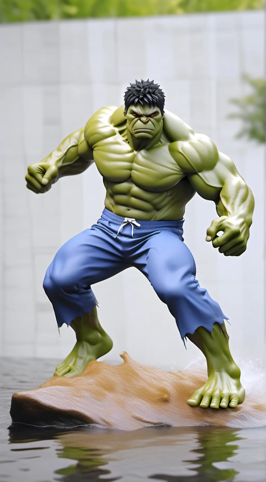 ai character: HULK background