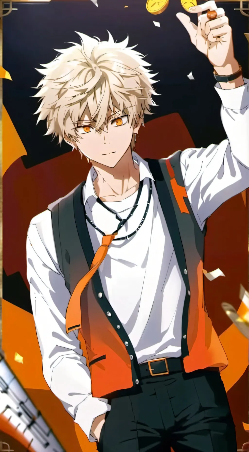 ai character: bakugo💖💖💖 background