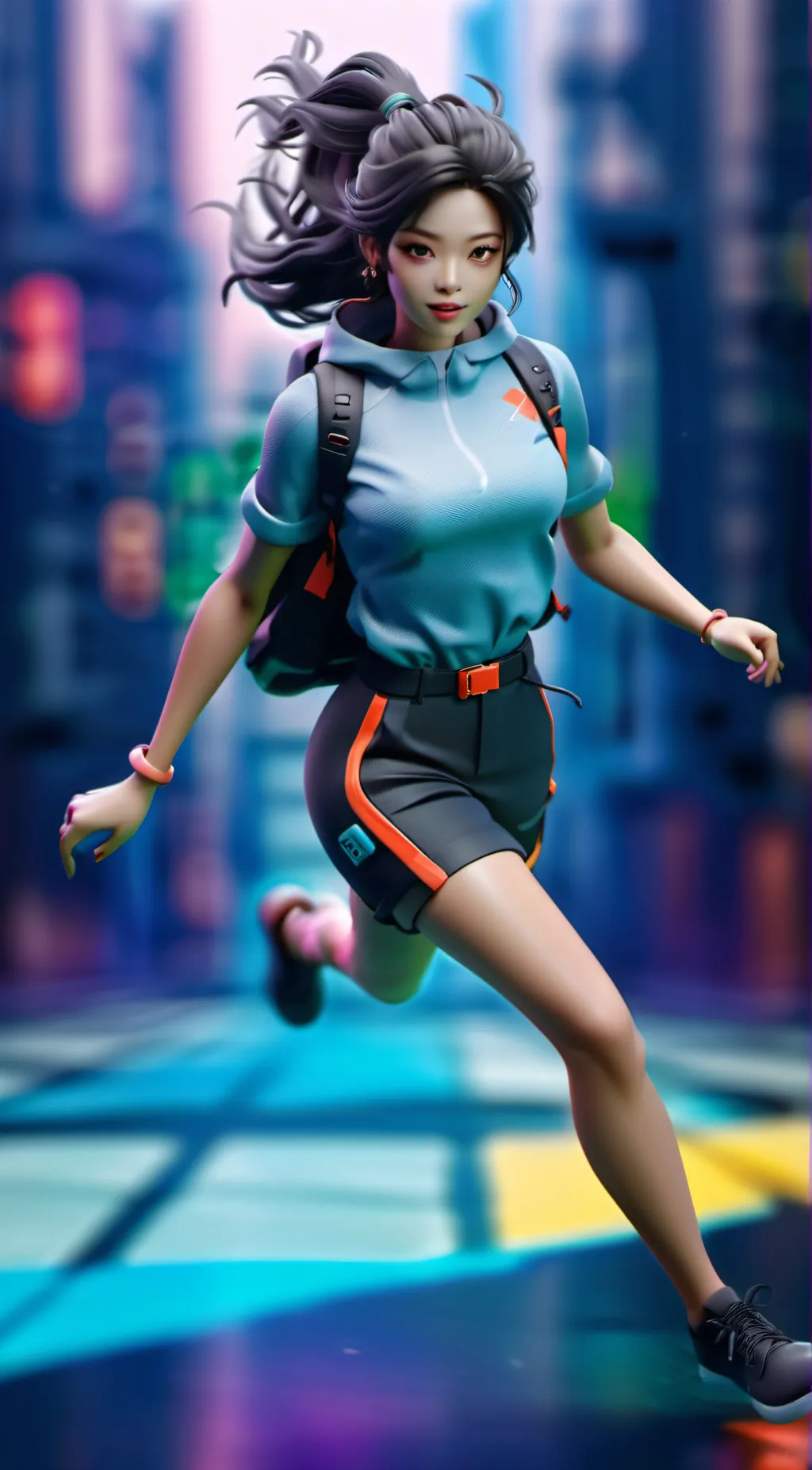 ai character: Lilly background