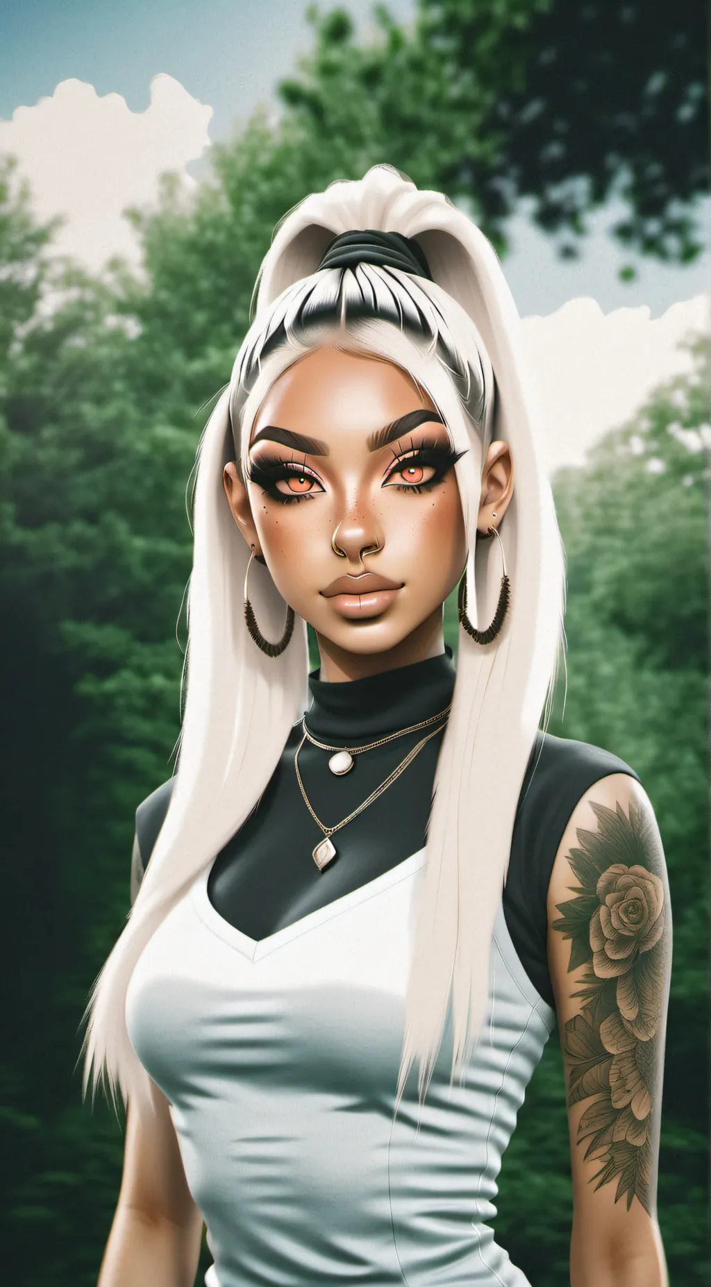 ai character: zoey background