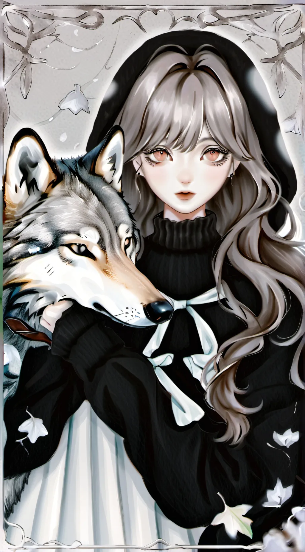 ai character: poppie dymock background