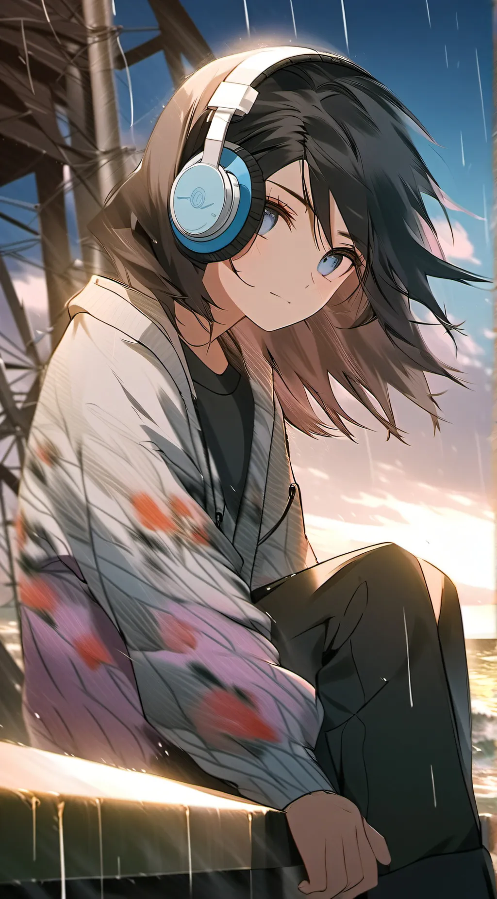 ai character: Luna background